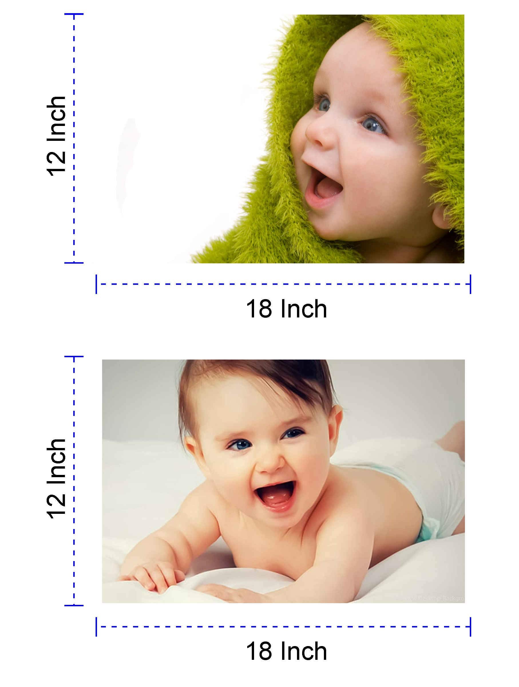 Giant Innovative Cute Smiling Baby Poster For Pregnant Women Room Decor 8B (Size : 12 X 18 Inch) Pack Of 8