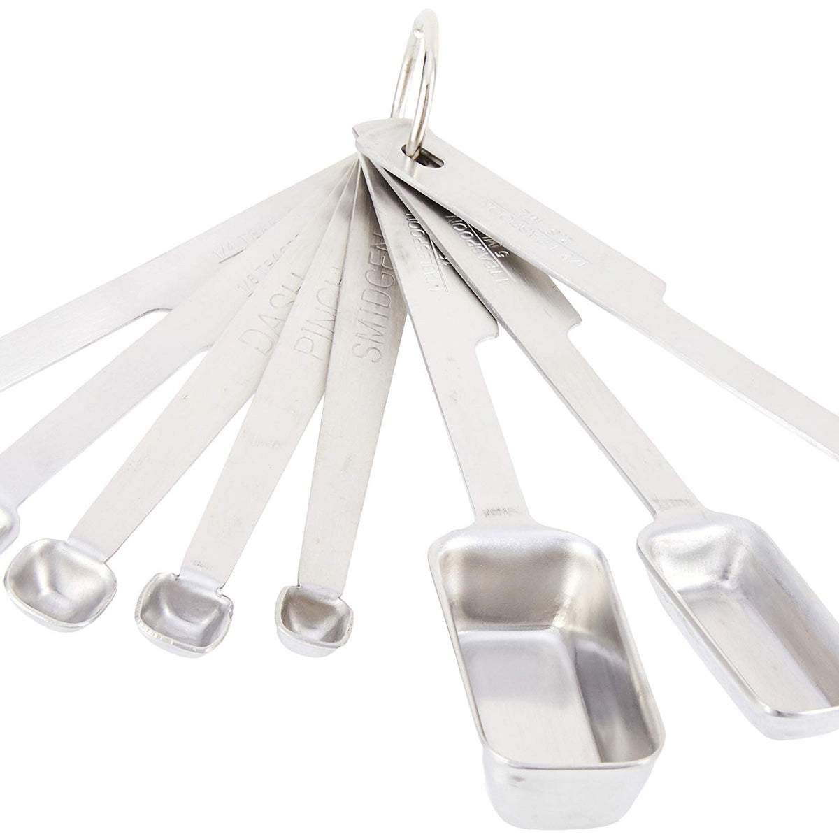 Norpro 8-Piece Stainless Steel Measuring Spoon Set, One Size, Metallic ...