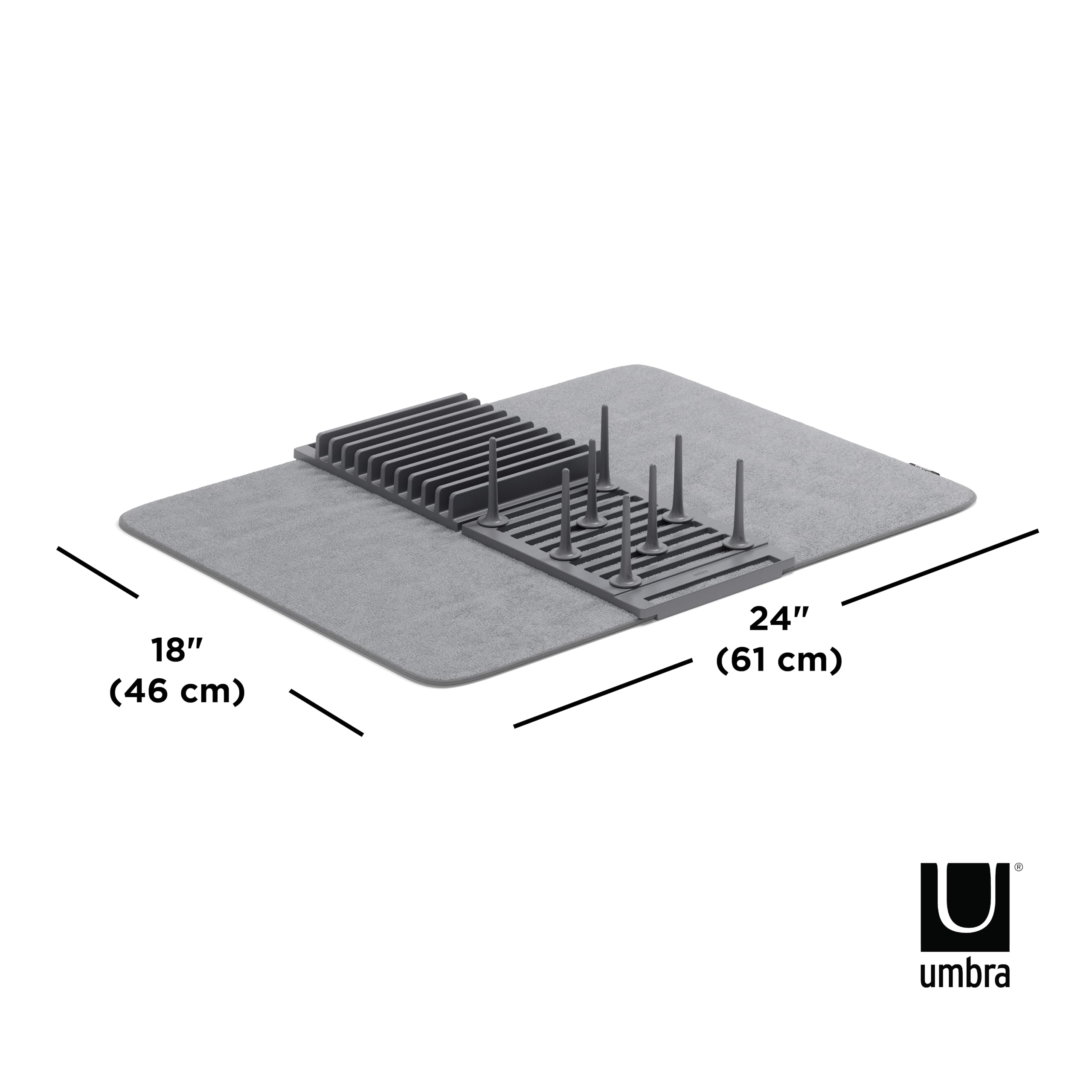 Umbra Udry Peg Drying Rack With Mat