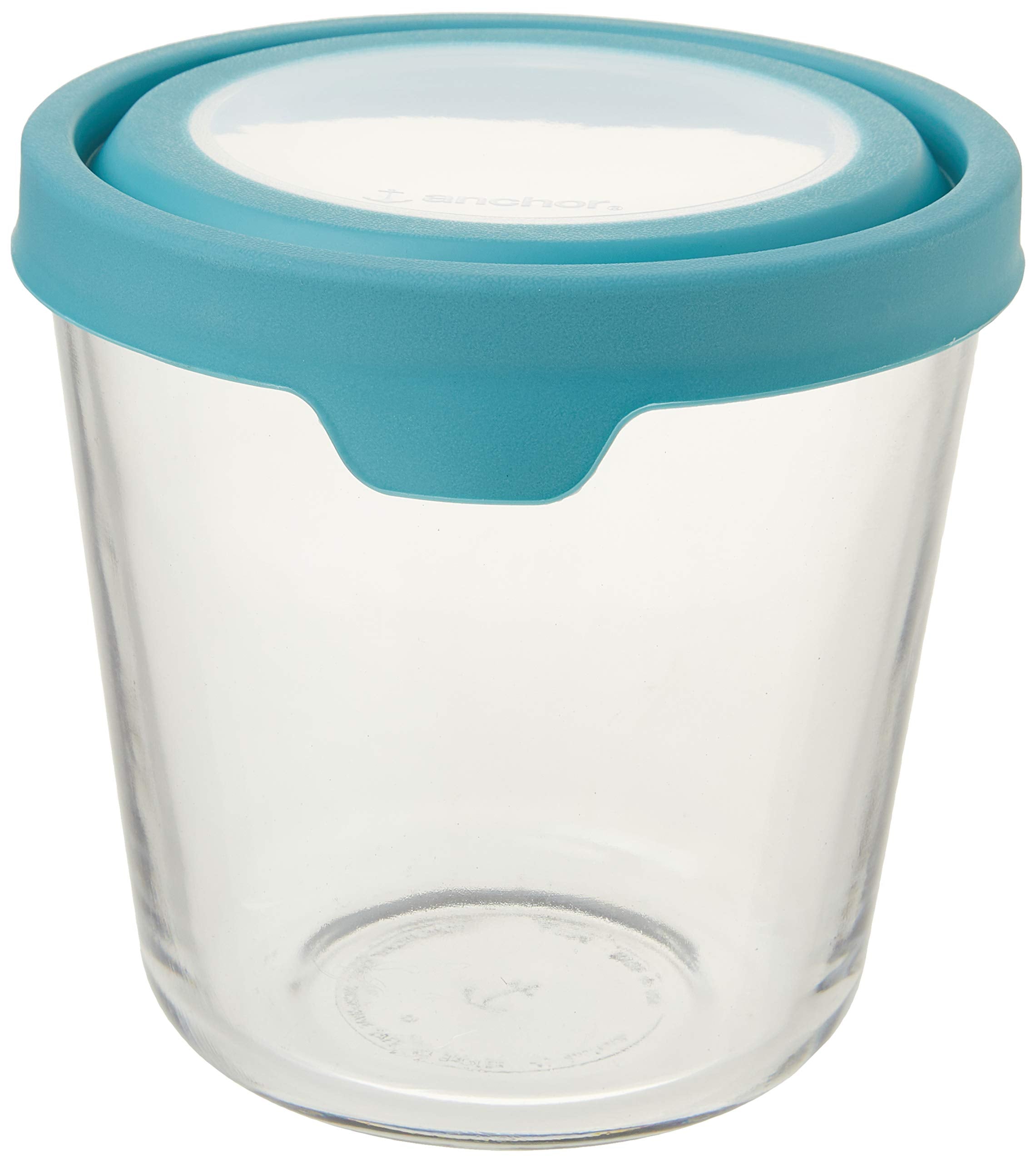 Anchor Hocking Preperation Glass Food Storage, 7 Cup Tall, Mineral Blue