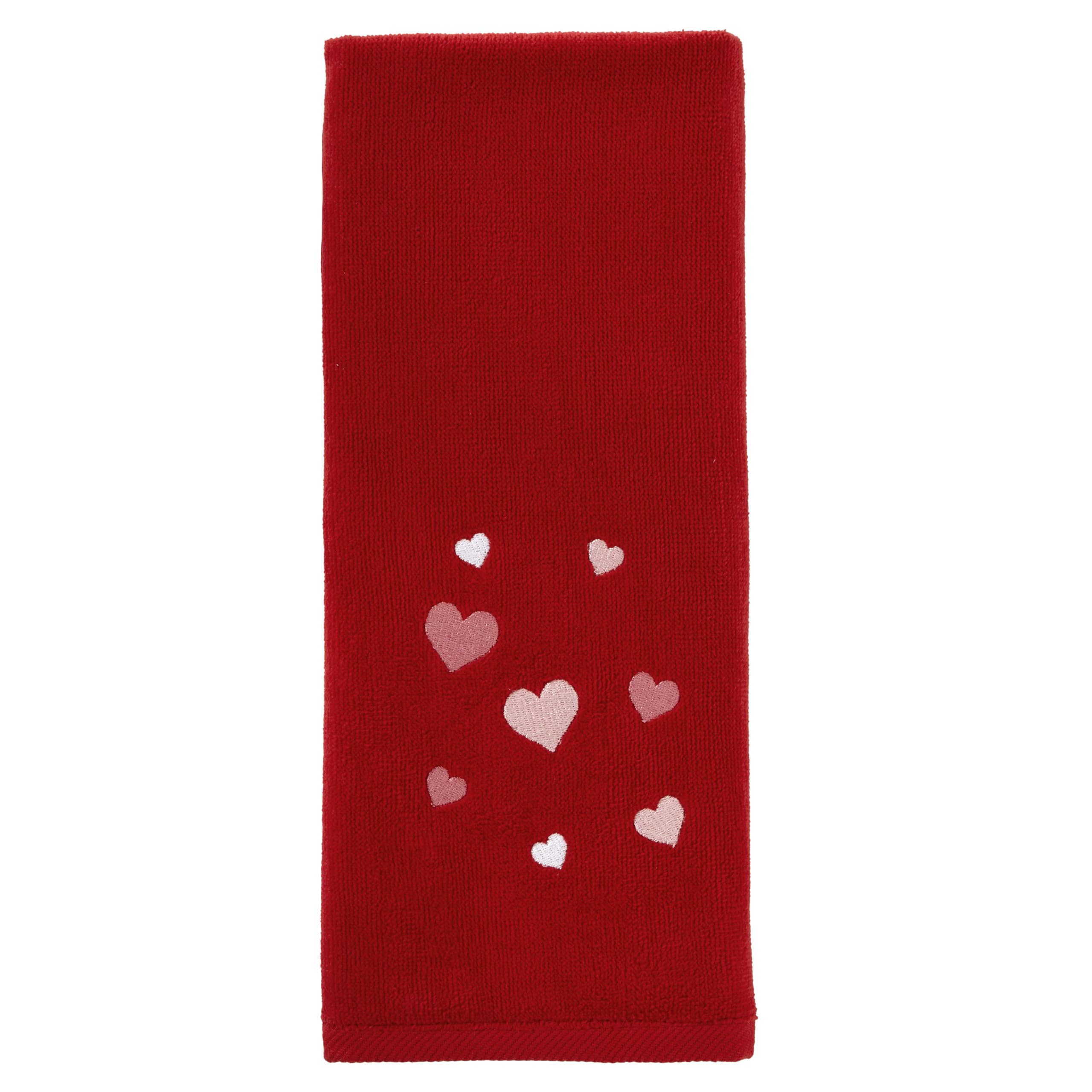Skl Home Valentine'S Day Tossed Hearts Hand Towel Set, 2 Count