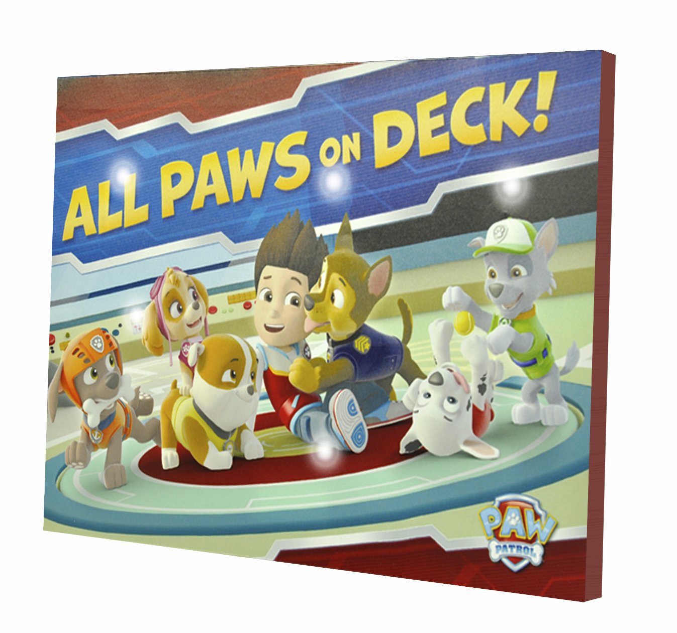 Nickelodeon Paw Patrol Led Canvas Wall Art, 11.5 X 15.75