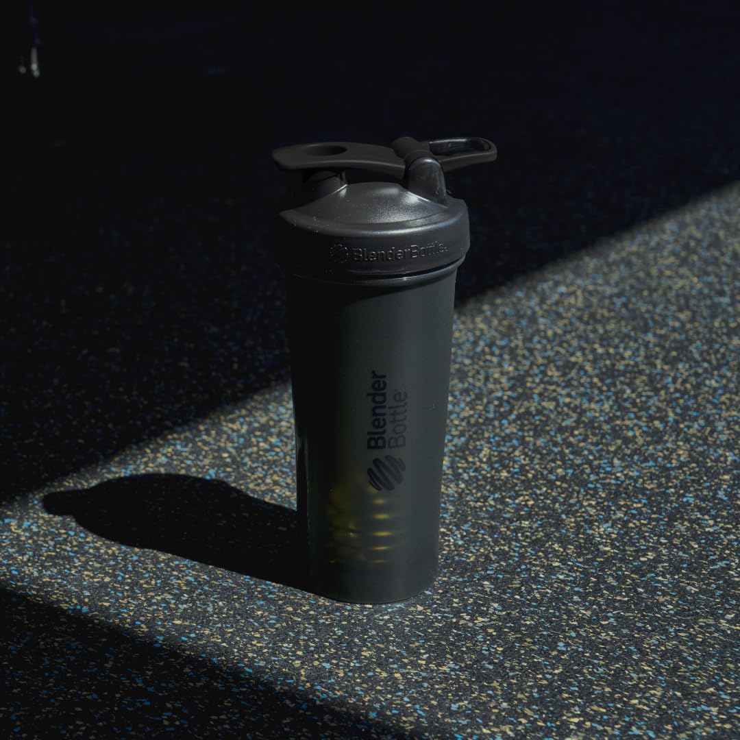 Blenderbottle Classic V2 Shaker Bottle Perfect For Protein Shakes And Pre Workout, 45-Ounce, Black