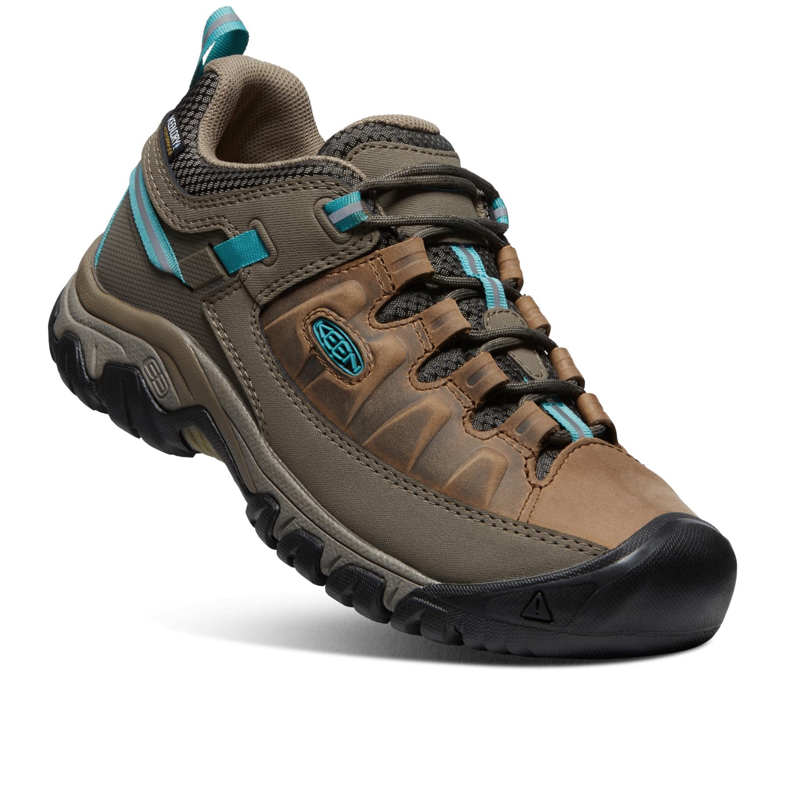 Keen Womens Targhee 3 Low Height Waterproof Hiking Shoes, Toasted Coconutporcelain, 75