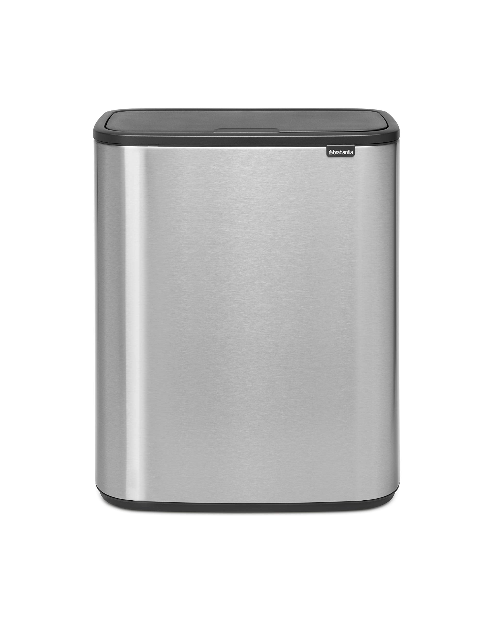 Brabantia Bo Touch Bin Recycling  2 x 30L  2 Inner Buckets (2x30L)  Matt Steel Fingerprint Proof