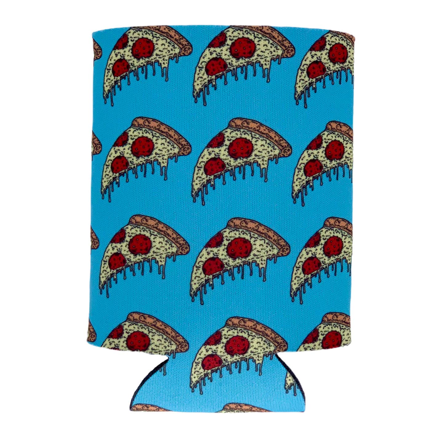 Pizza Slice Pattern Collapsible Can Coolie (1)