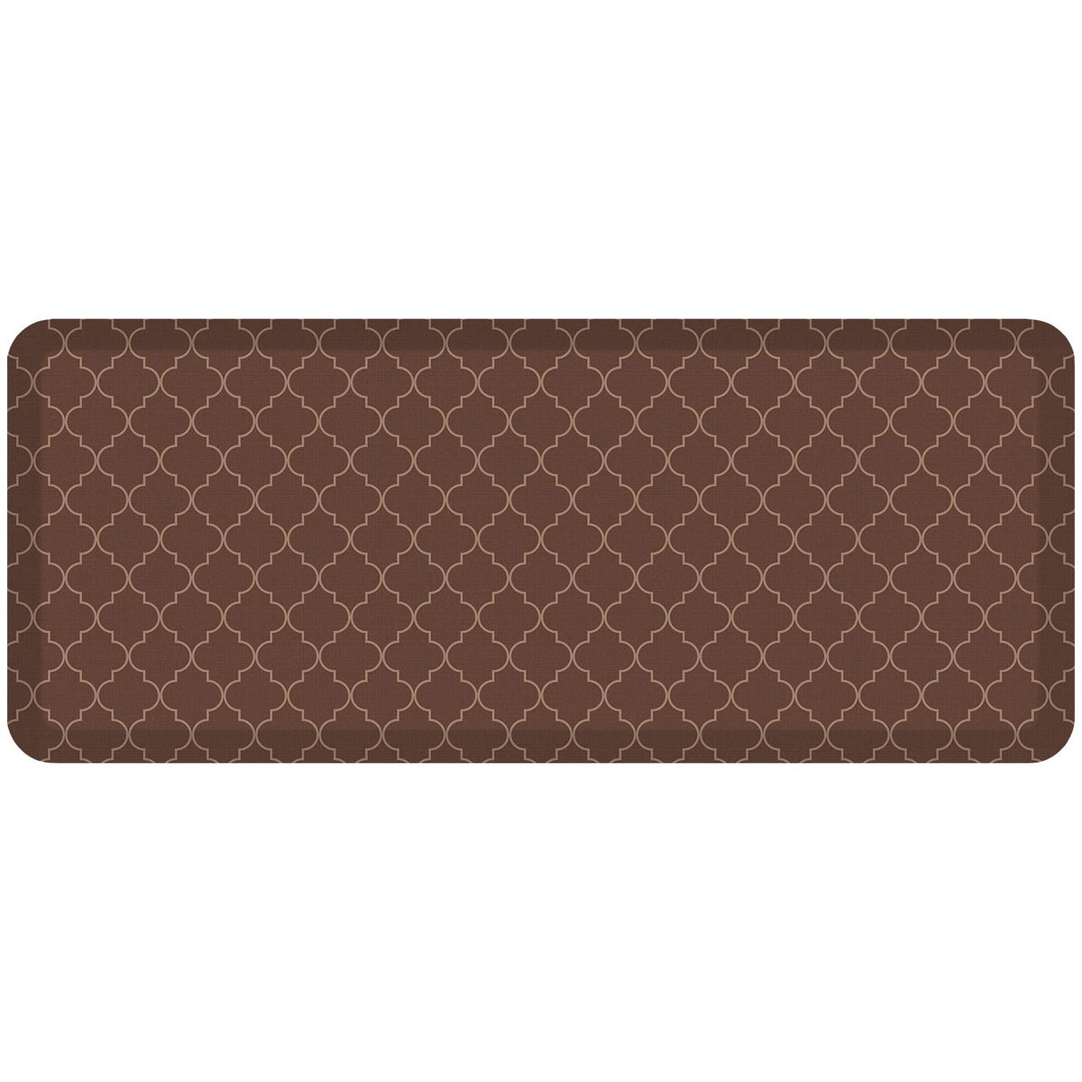 Gelpro Anti-Fatigue Designer Comfort Kitchen Floor Mat, 20X48, Trellis Walnut Stain Resistant Surface With 3/4    Thick Ergo-Foa