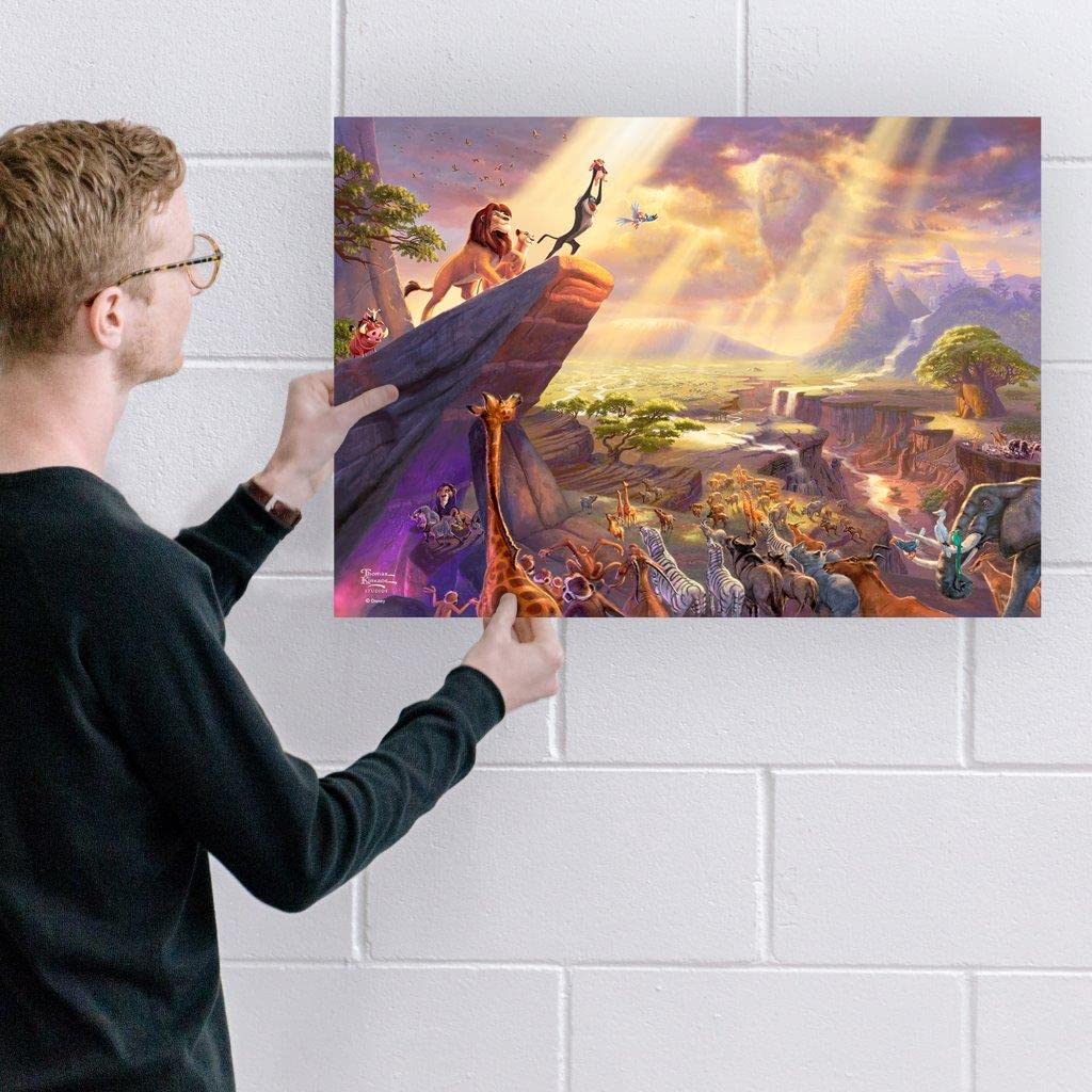 Mightyprint Disney - The Lion King - Circle Of Life Pride Rock - Durable 24    X 17 Wall Art - Not Made Of Paper - Officially Li
