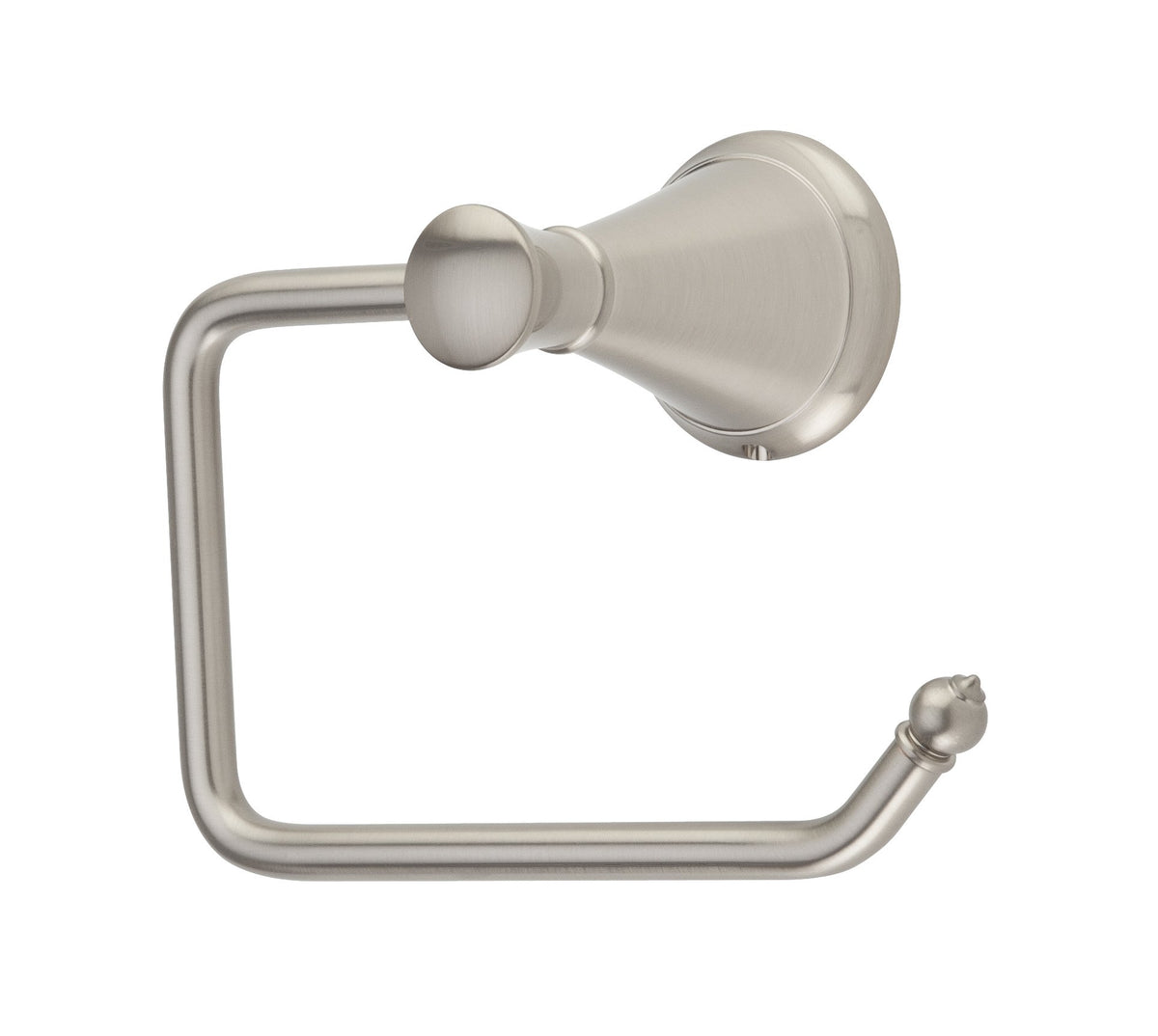Pfister Saxton Toilet Paper Holder, Bathroom Tissue Holder, Wall-Mounted, Screw-In, Brushed Nickel Finish, Bphgl1K