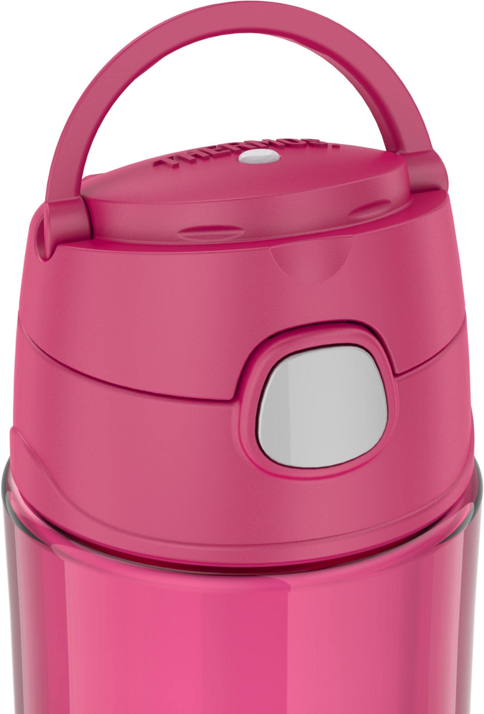 Thermos Funtainer 16 Ounce Plastic Hydration Bottle With Spout, Raspberry