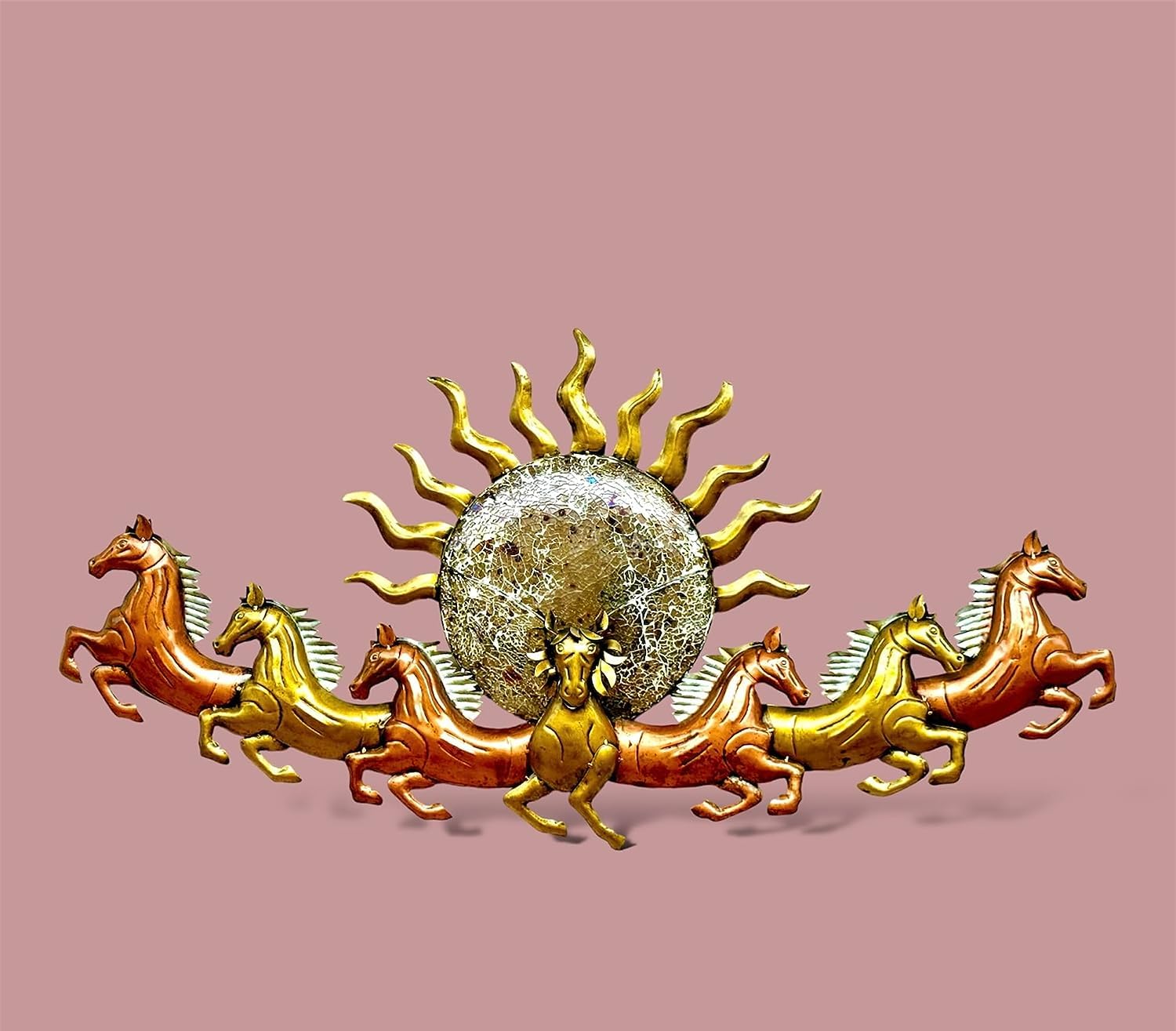 Rsn Metal Wall Art Frame, Wall Hangings For Home Decoration, Wall Sculpture For Living Room, Wall Hanging Decorative Items For B