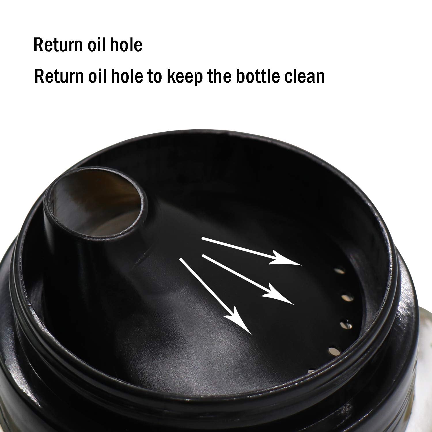 Tossow Glass Honey Dispenser Oil Bottle Leakproof Condiment Container Oil Vinegar Cruet With Pourers And Funnel Olive Oil Carafe