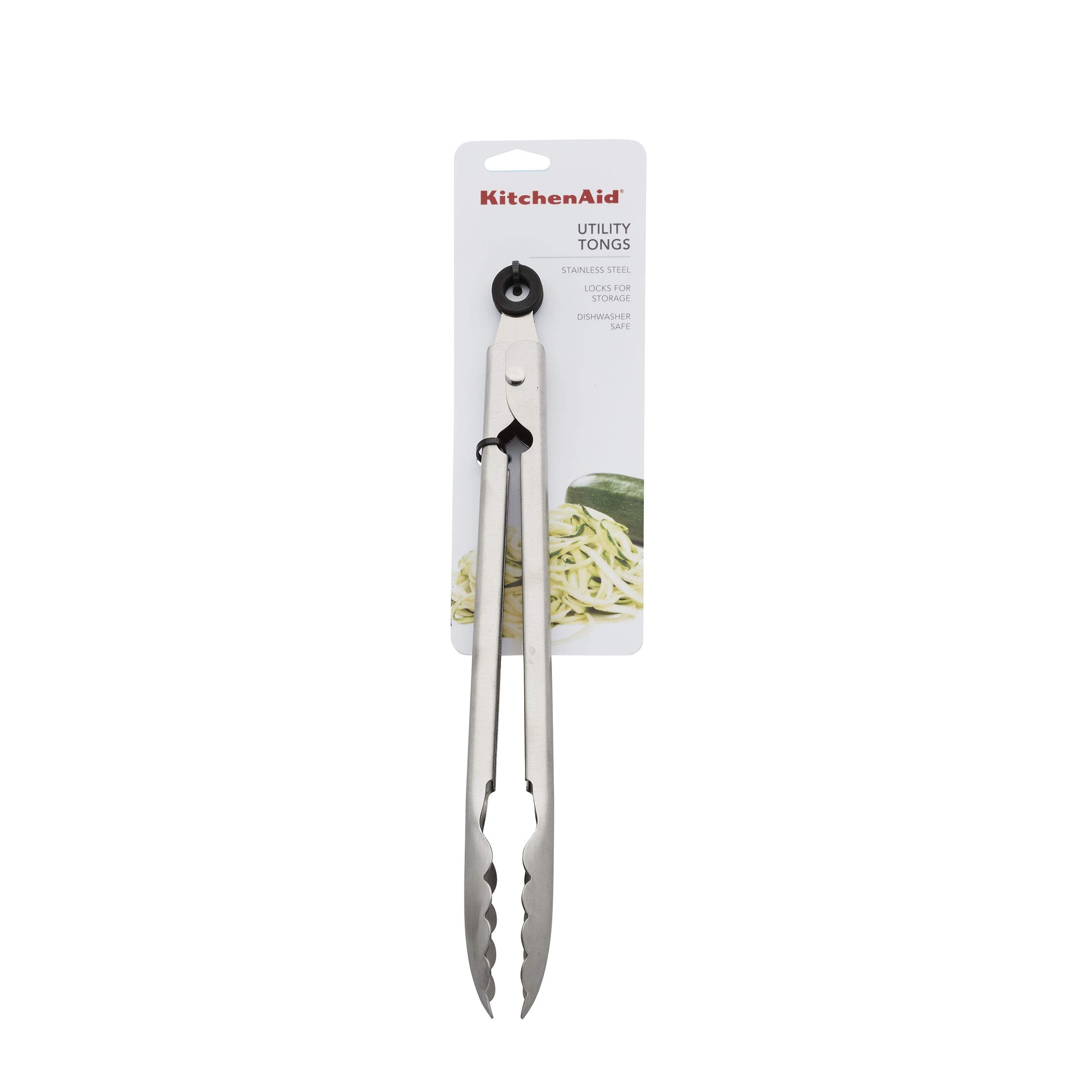 STAINLESS TONGS SS SILVR (Pack of 1)