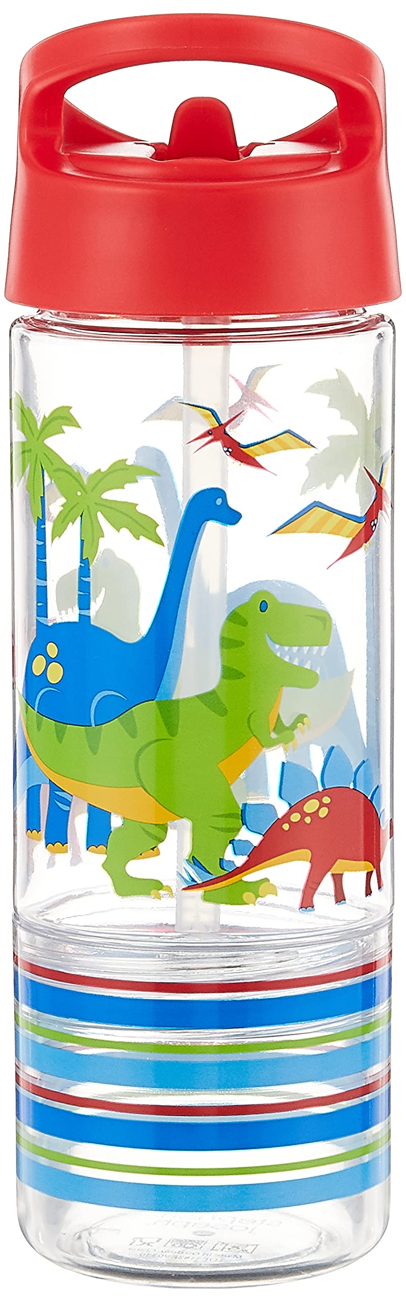 Stephen Joseph, Kids Sip and Snack Water Bottle, 12 oz Tritan BPA Free, Drink and Snack Water Bottle for Girls & Boys, Back to S