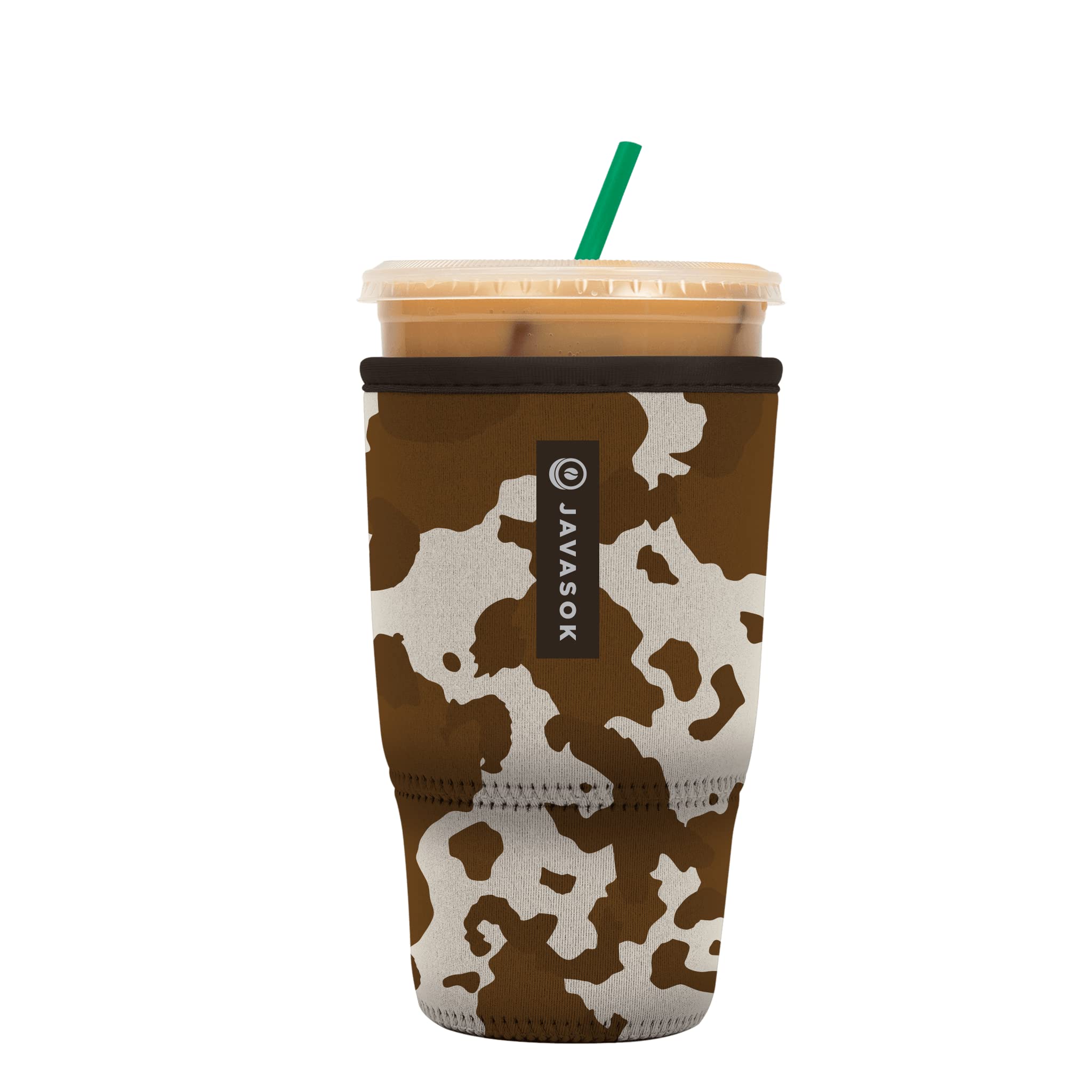 Sok It Java Sok Iced Coffee & Cold Soda Insulated Neoprene Cup Sleeve (Cowgirl, Large: 30-32oz)