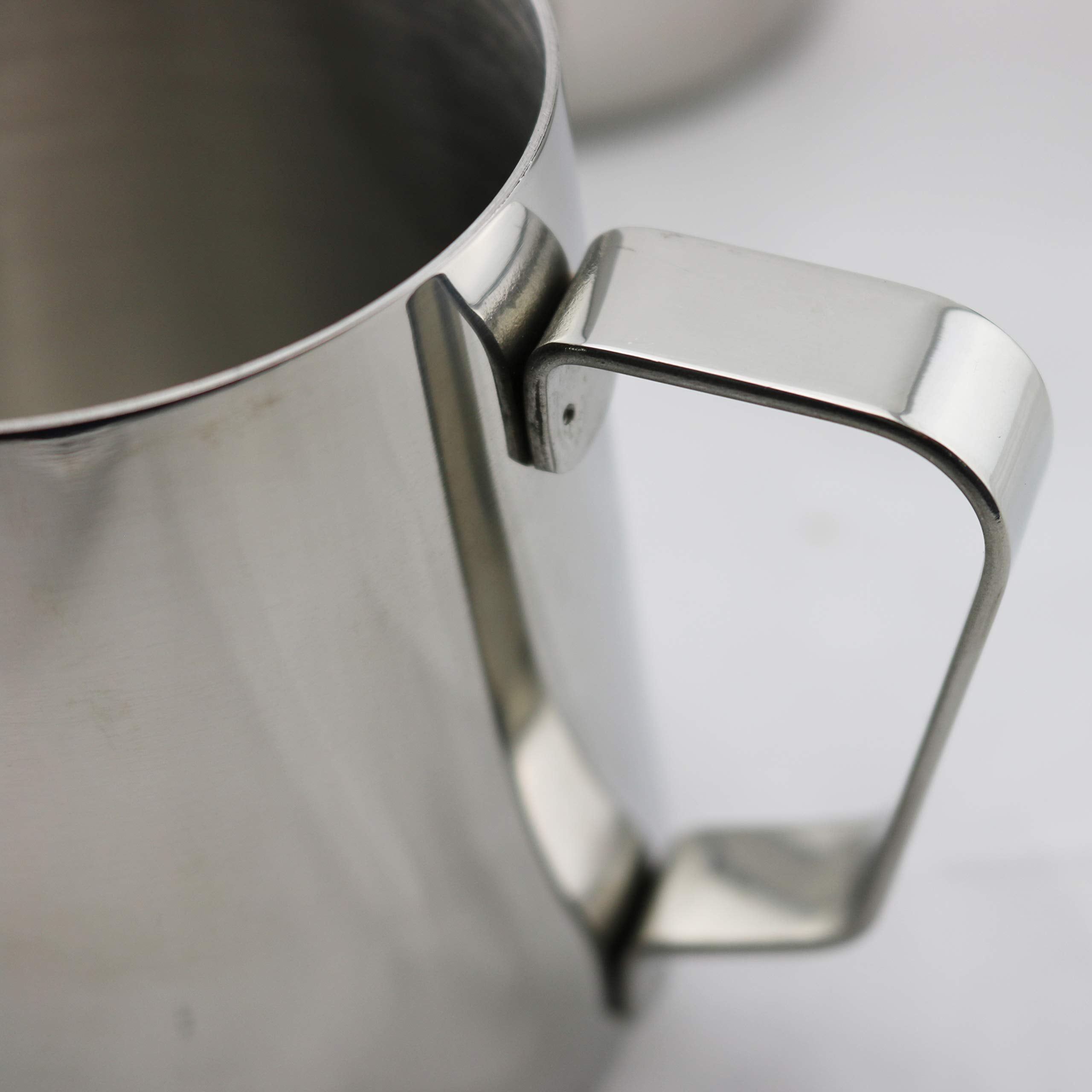 Rhino Coffee Gear 0799439358027 Milk Pitcher, 20 Oz, Silver
