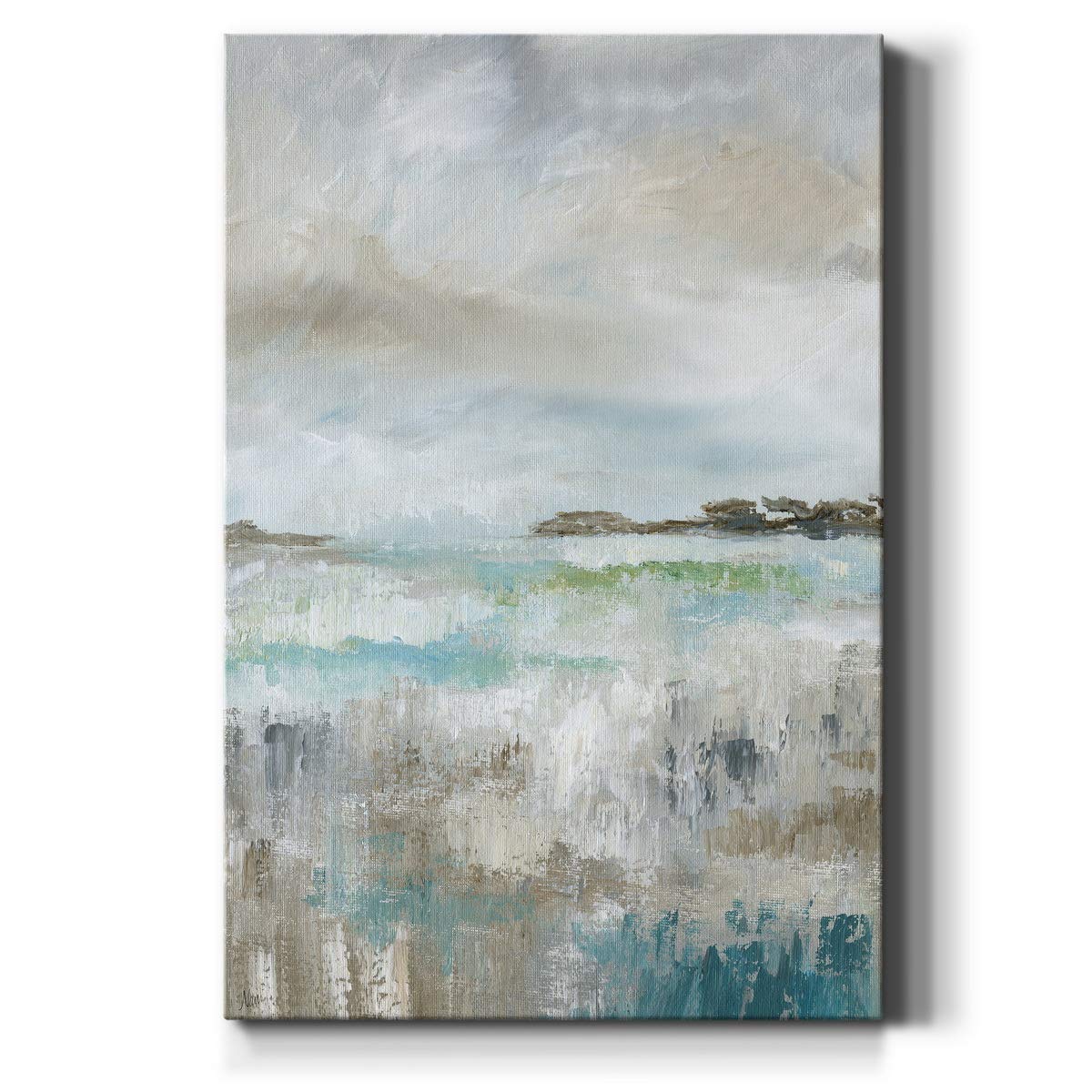 Renditions Gallery Canvas Nature Wall Art Paintings For Wall Decorations Rustic Cloudy Ocean Modern Abstract Wall Hanging Canvas
