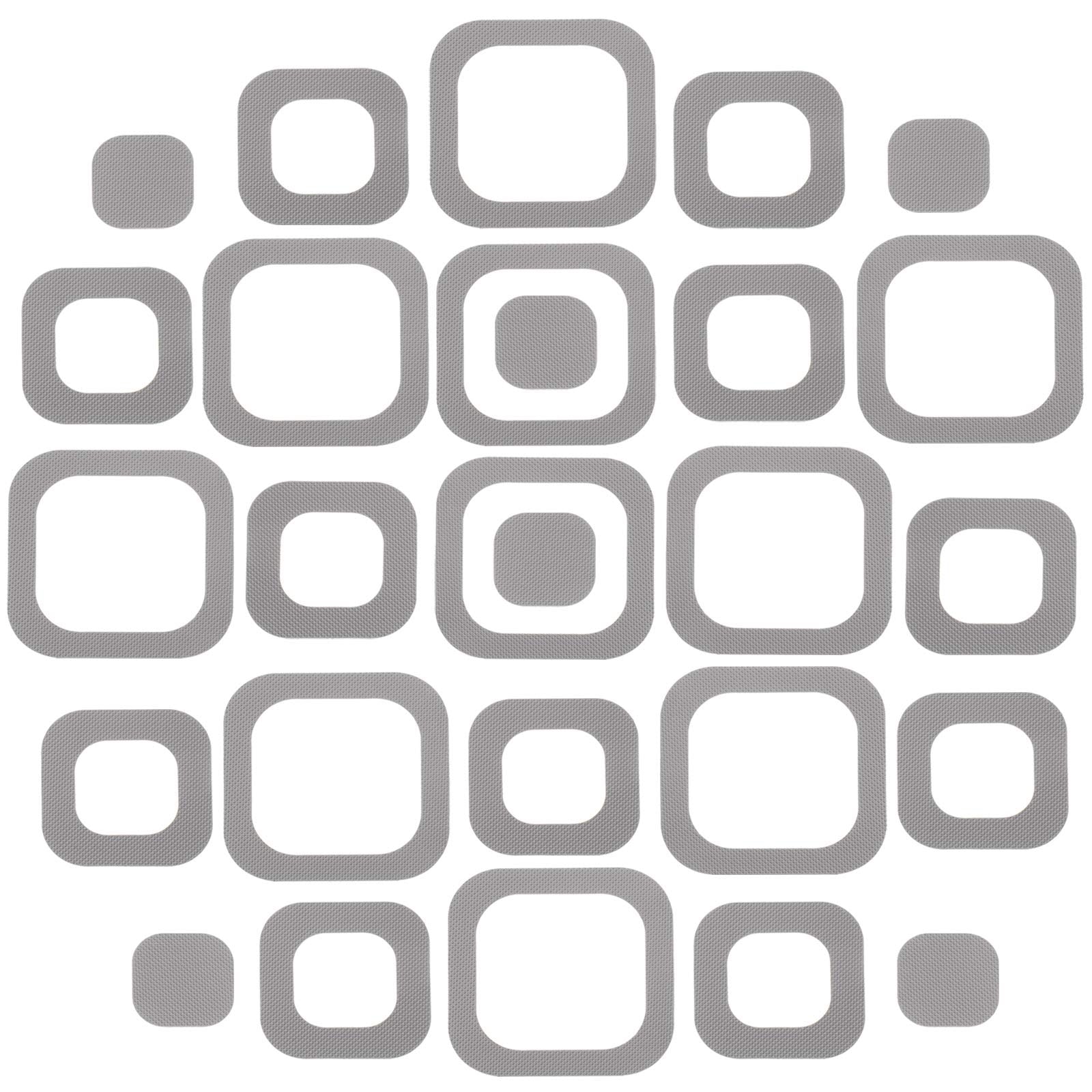 20 Pieces Adhesive Square Bath Treads Non-Slip Bathtub Stickers Non Slip Traction To Tubs Bathtub Stickers Adhesive Decals Appli