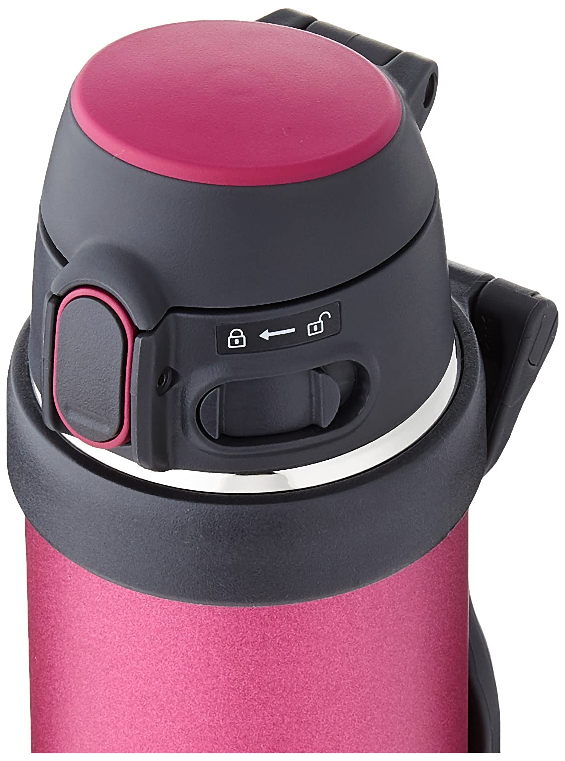 Zojirushi Sm-Qhe48Rk, Flip-And-Go Stainless Mug, 16-Ounce, Hibiscus Red