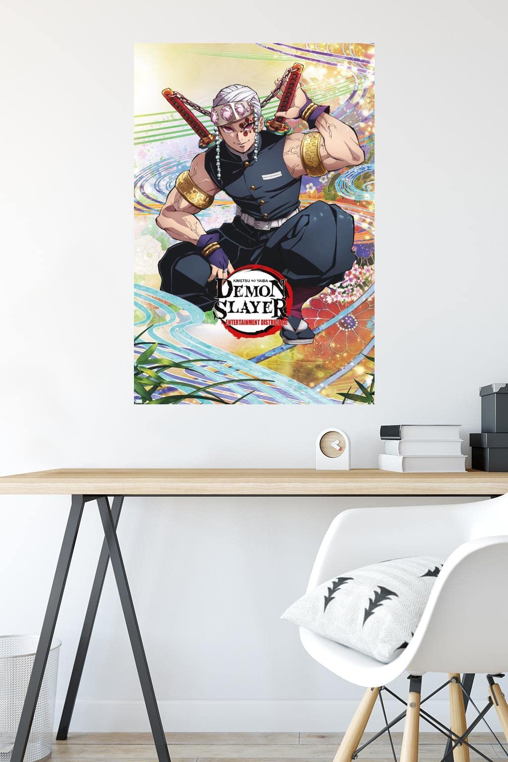 Trends International Demon Slayer - Tengen Uzui One Sheet Wall Poster, 22.375'' X 34'', Premium Unframed Version