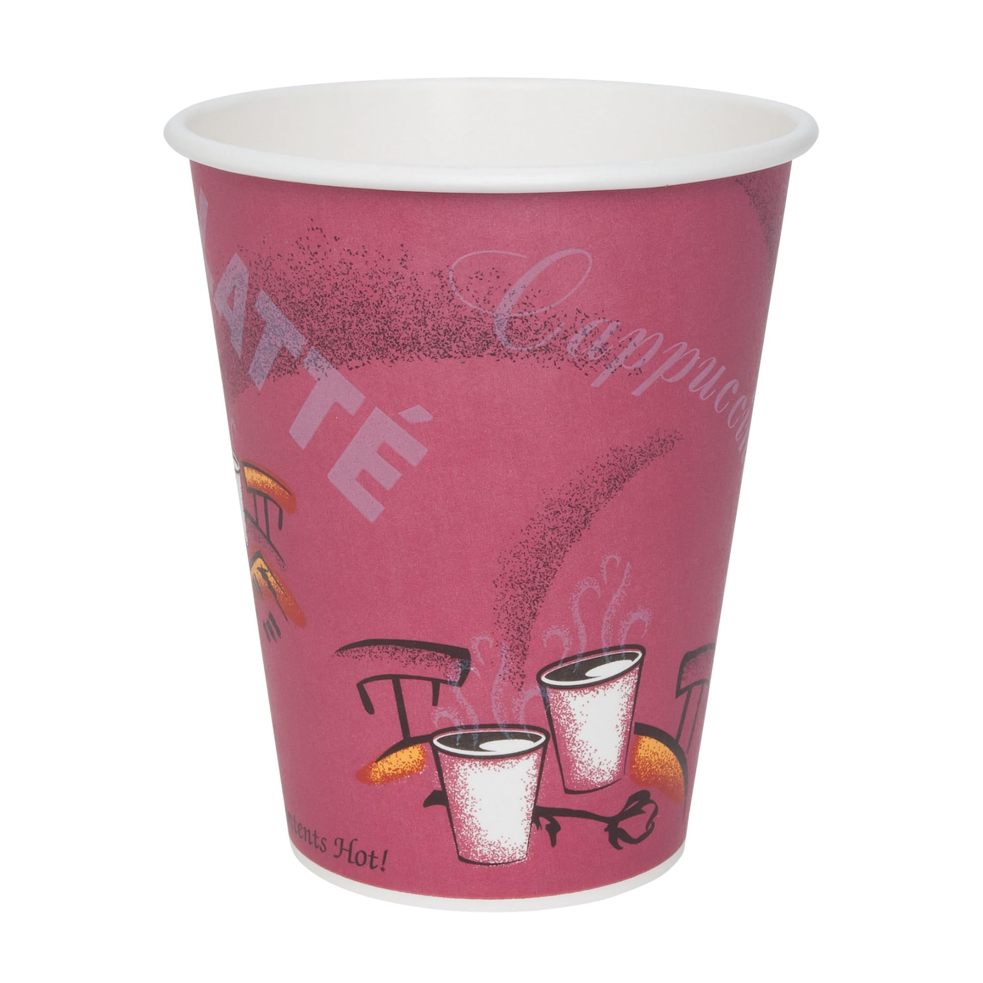 Solo 412SIN0041 12 oz Bistro SSP Paper Hot Cup (Case of 1000)
