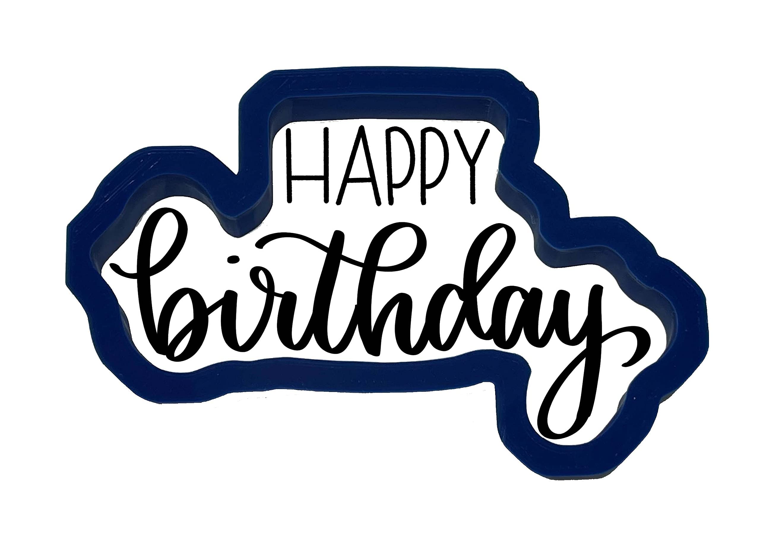 Happy Birthday Word Outline Cookie Cutter (5 Inch)