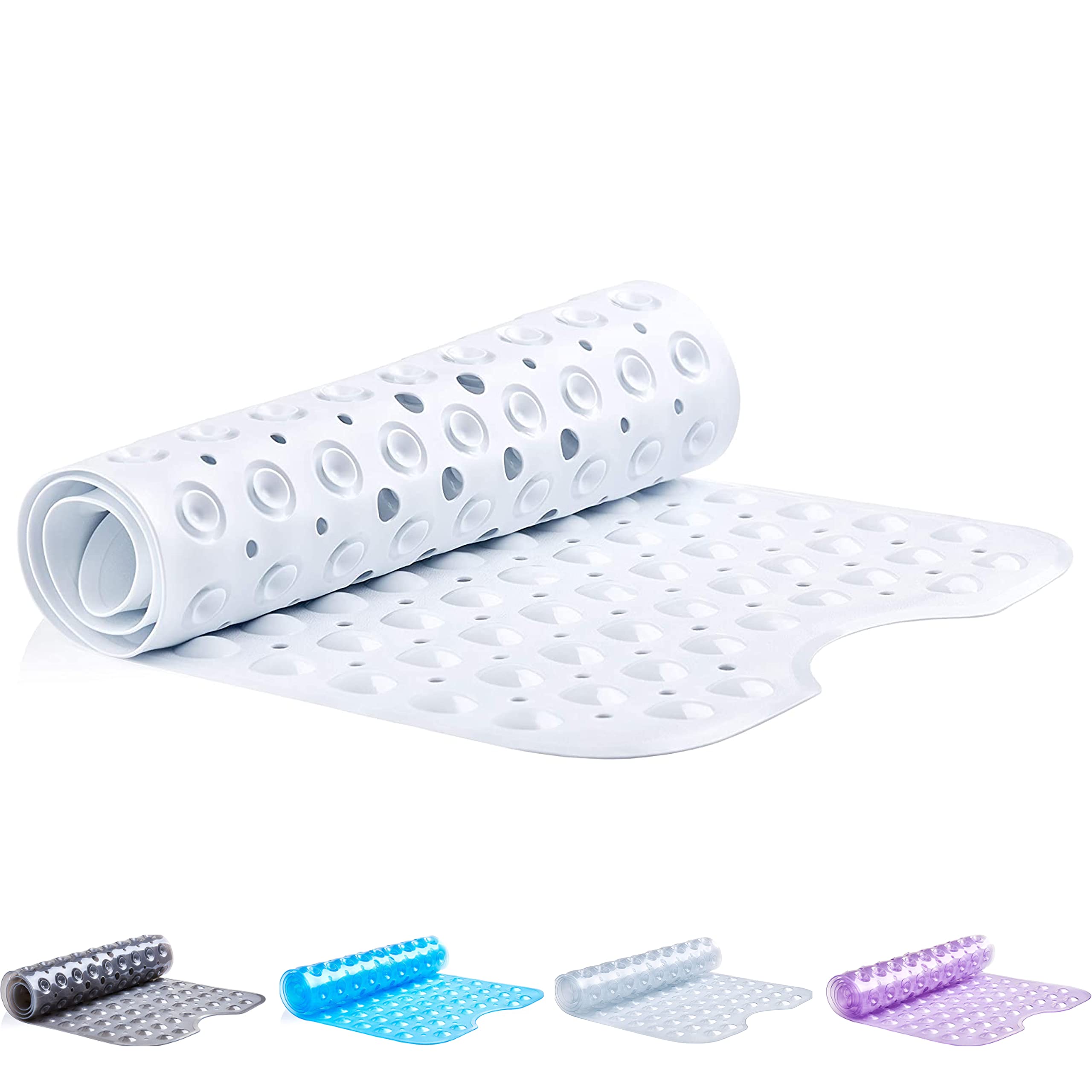 Tranquilbeauty Non-Slip Bath Mat With Suction Cups  Bathtub Mats  Machine-Washable, Latex-Free  Shower Mat Ideal For Elderly & C