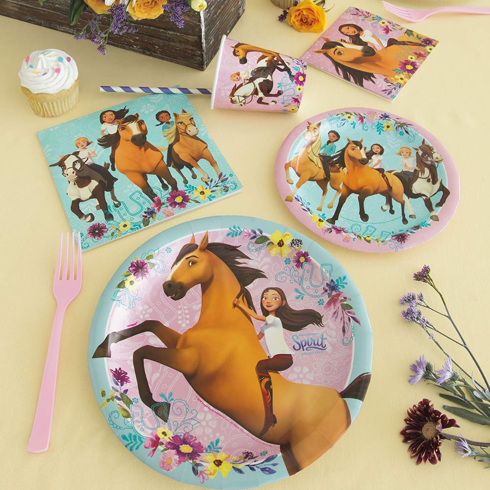 Spirit Riding Free Luncheon Paper Napkins - 6.5'' X 6.5'', 16 Pcs