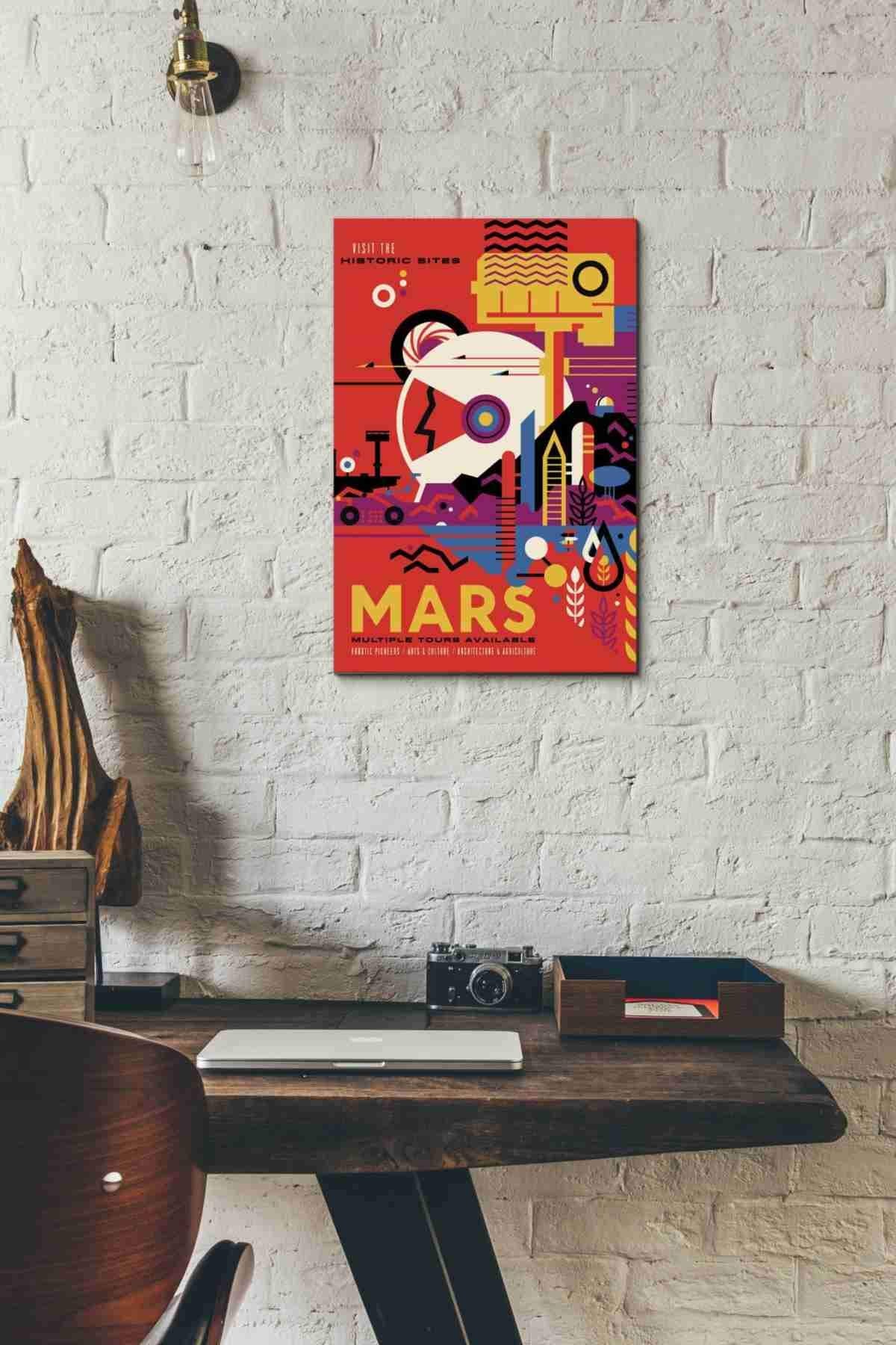 Epic Graffiti 'Visions Of The Future: Mars' Canvas Wall Art, 12'' X 18''