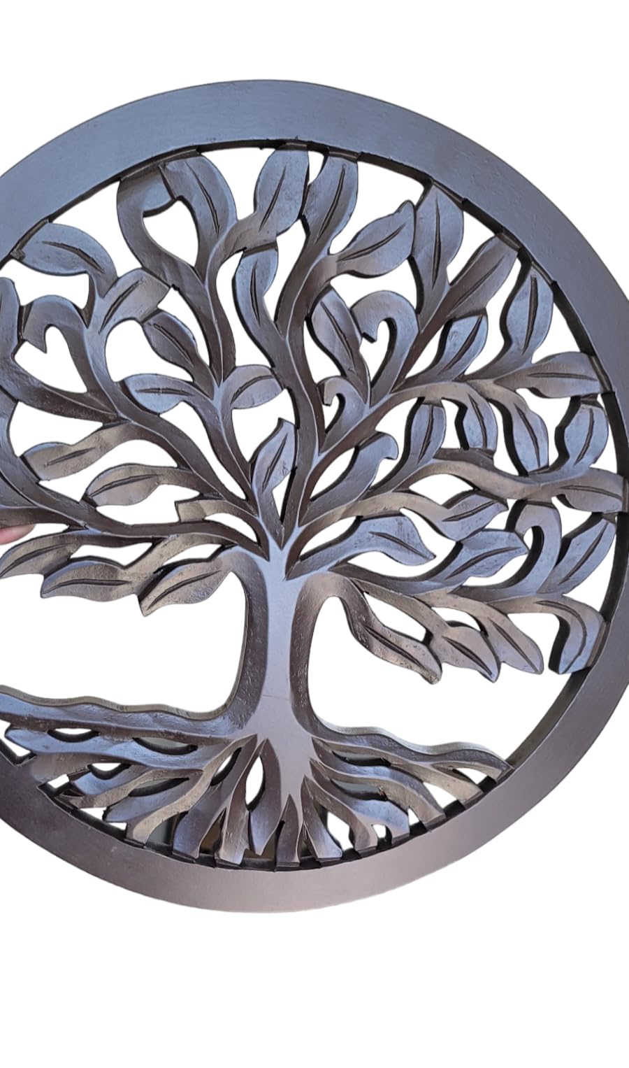 M.A Wooden Wooden Tree Of Life Wall Decor Hanging Art Wooden Brown Tree Of Life Wall Art Panel Indoor And Outdoor Wall Hanging S