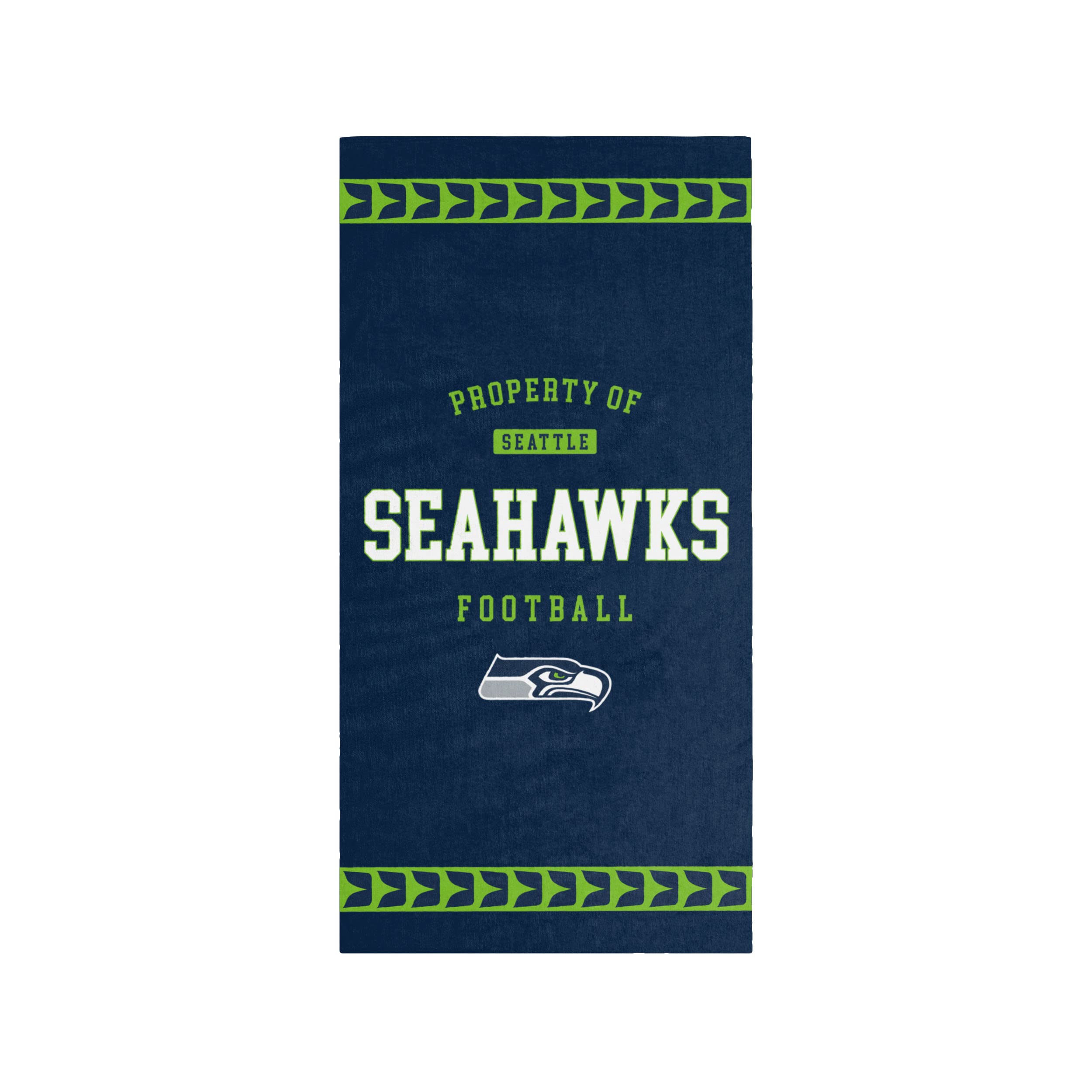 Foco Seattle Seahawks Nfl Property Of Beach Towel
