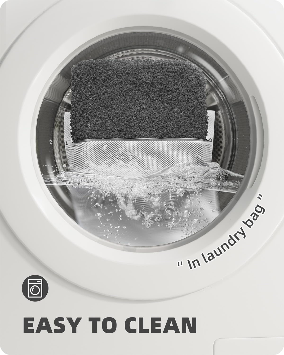 Color&Geometry Dark Grey Bathroom Rugs 20   X32   - Upgrade Your Bathroom With Soft Thick Dark Gray Bath Mat- Non Slip, Plush, A