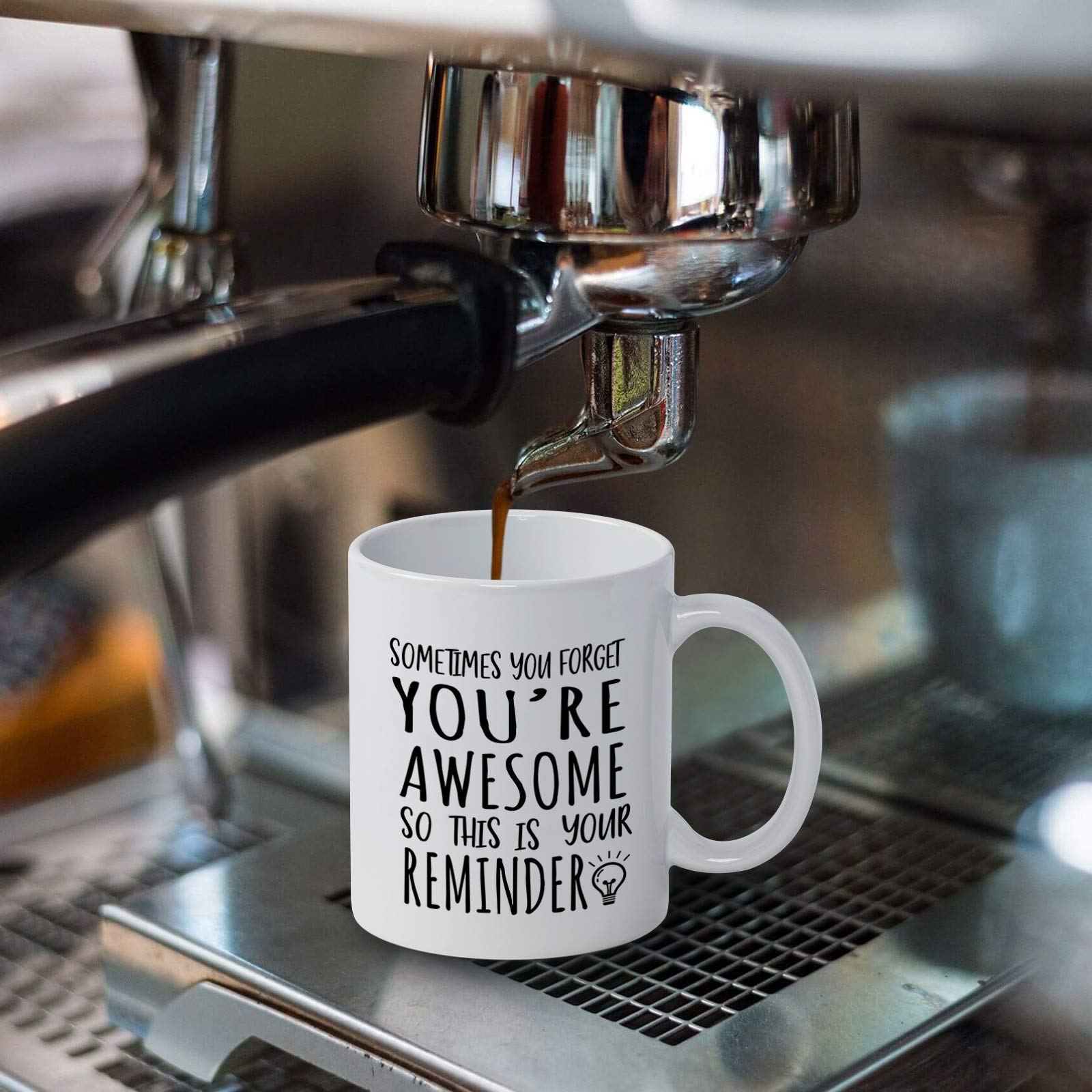 Cabtnca Thank You Gifts  Sometimes You Forget You're Awesome Mug  Birthday Inspirational Gifts for Women  Men  Mom  Coworker  Mothers Day Gifts for Mom  Wife  Sis  Awesome Mug 11Oz