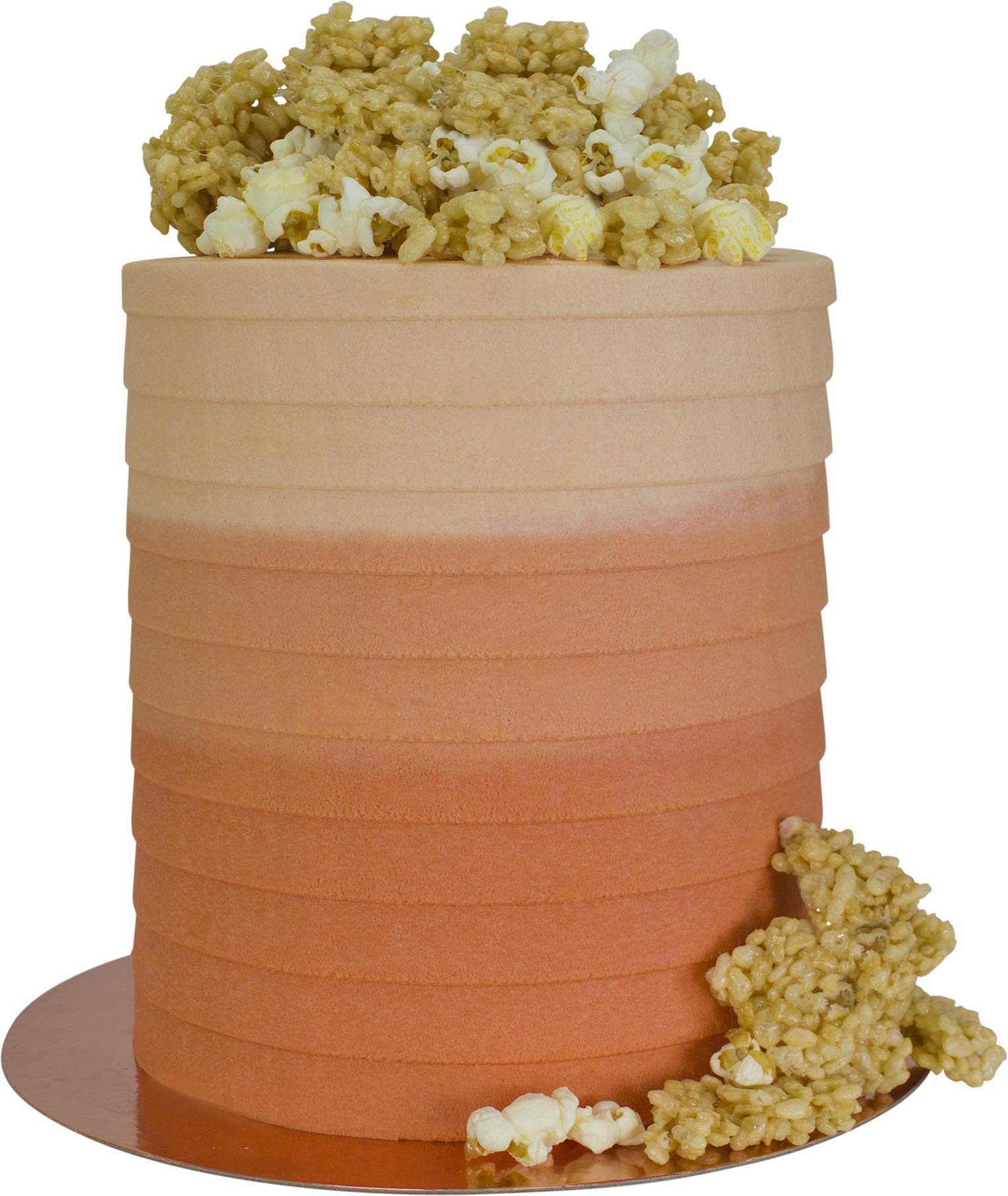 Pme Pleat Patterned Side Scraper For Cake Decorating-10 Inches, Acrylic,