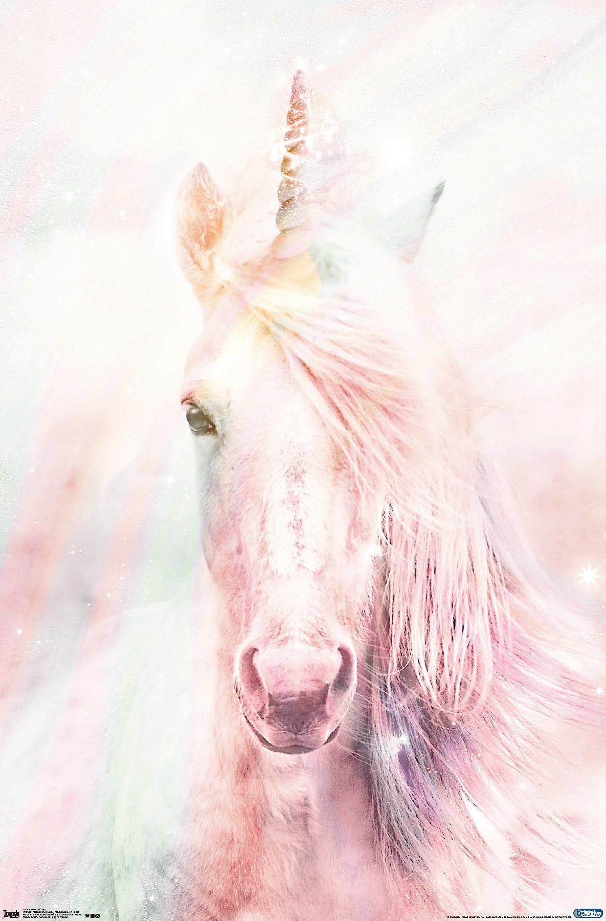 Trends International Pink Unicorn Wall Poster, 22.375'' X 34'', Premium Unframed Version