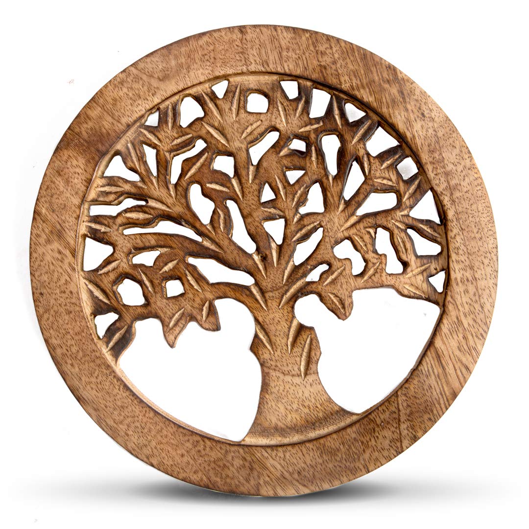 Handmade Wooden Trivet For Hot Dishes Plates & Pots Holder Hot Pad For Kitchen & Dining Table Decor Cookware Heat Resistant Rust