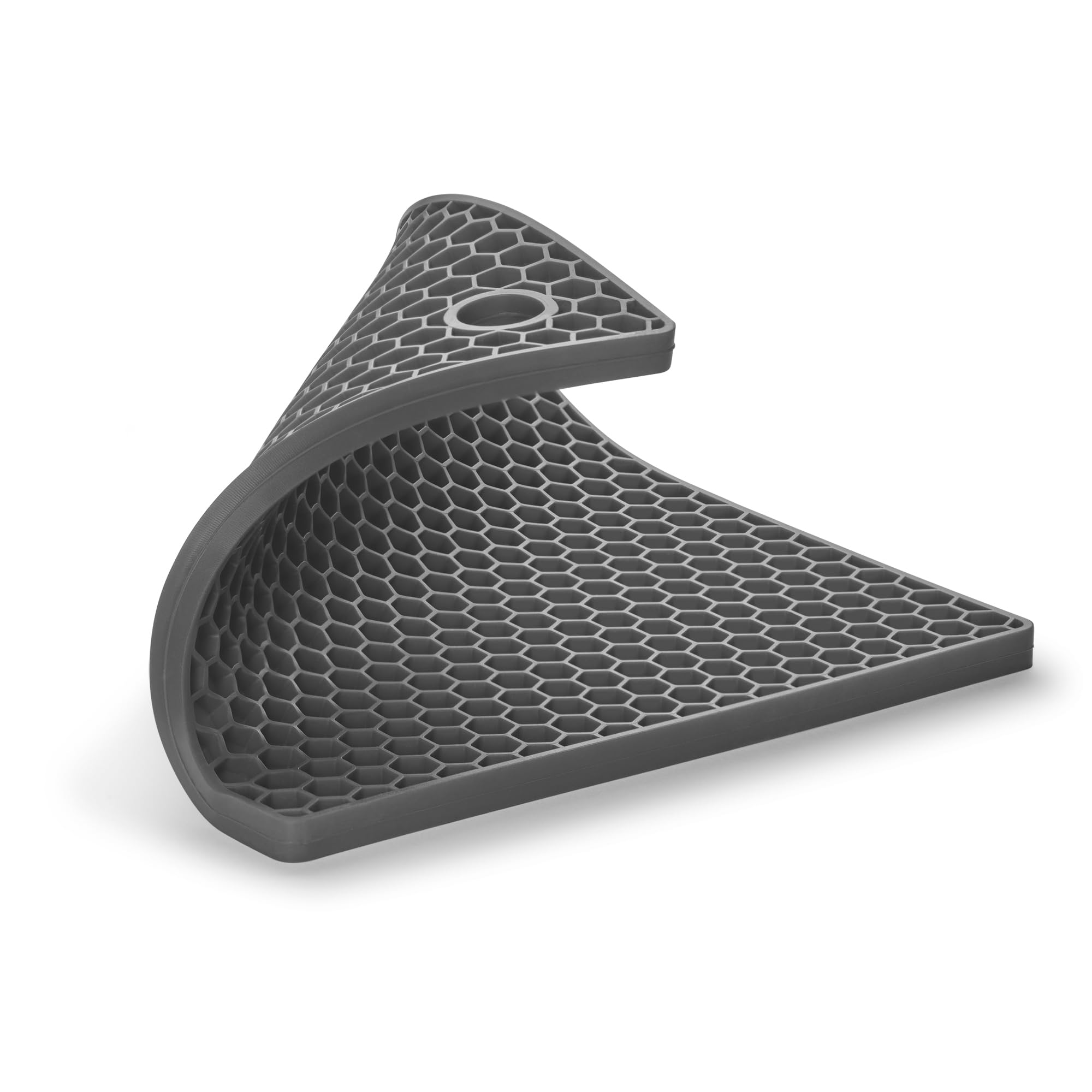 Mrs. Andersons Baking Silicone Honeycomb Trivet, Non-Stick, Non-Scratch, Non-Skid, Heat Safe, Blueberry Blue