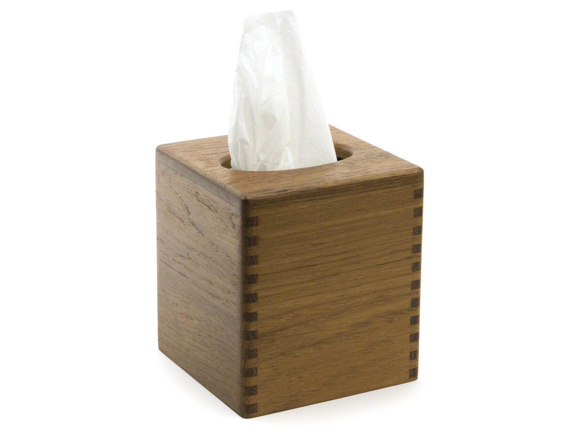 Whitecap Teak Tissue Box Holder - Model 62344 - Teak Color, Elegant Design