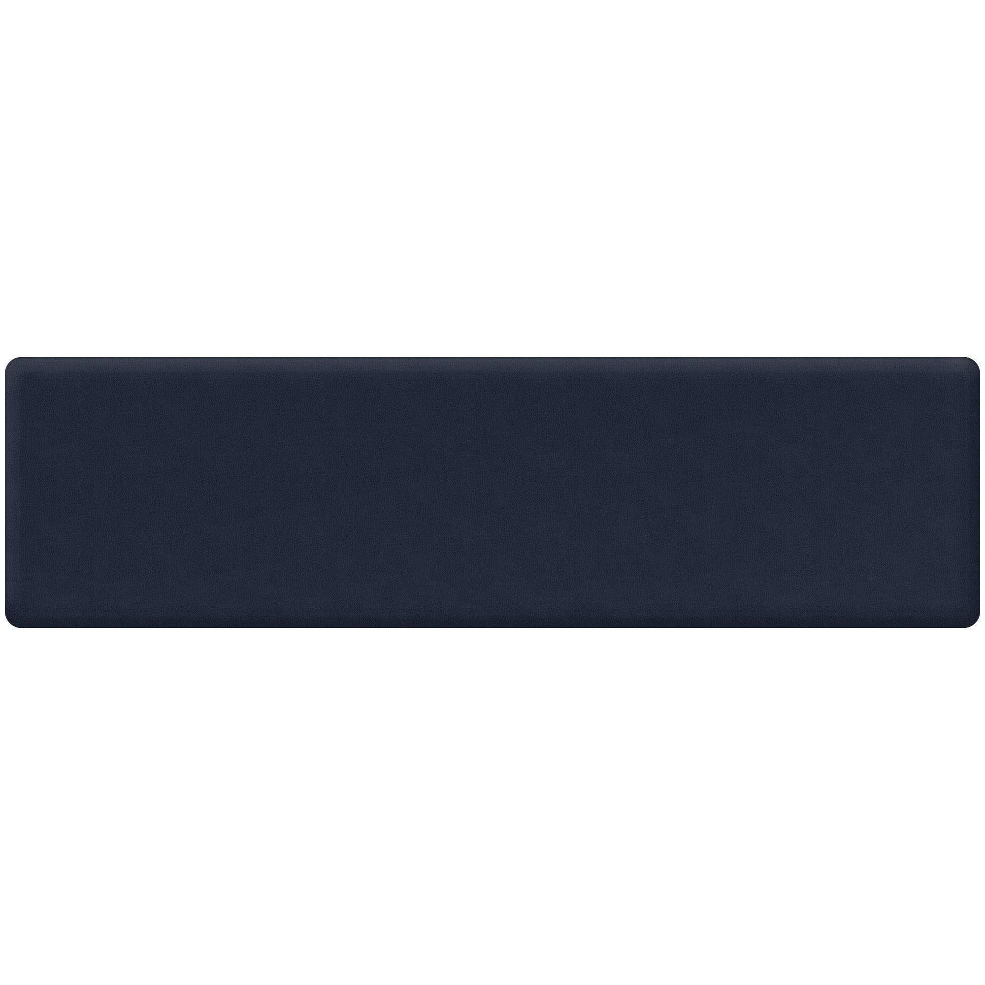 Gelpro Anti Fatigue Nonslip Mat: Hard Floor Utility Mats For Garage, Patio And Kitchen - 20'' X 72'' X .5'' - Leather Grain Navy