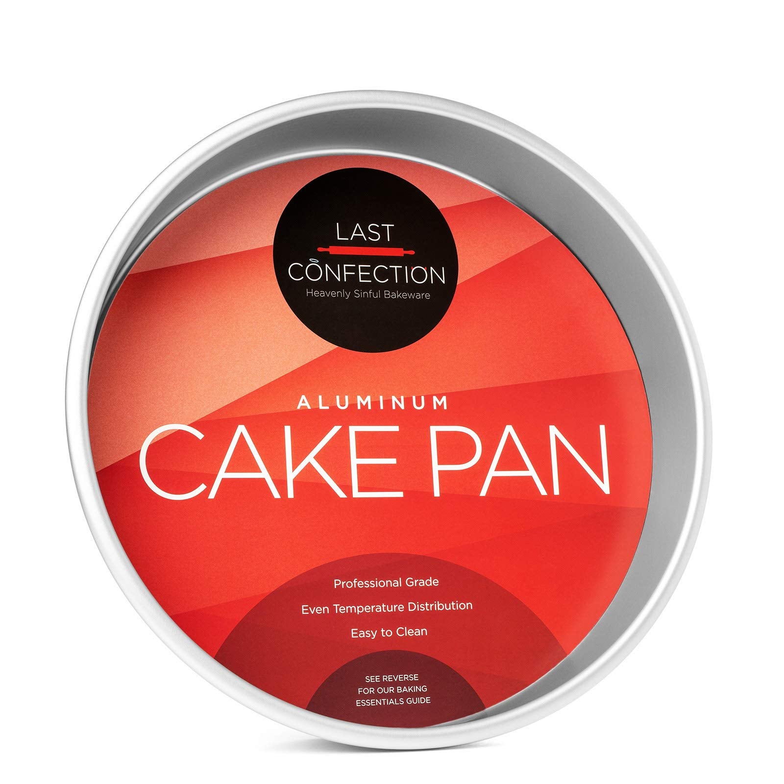 Last Confection 10'' X 2'' Aluminum Round Cake Pan - Professional Bakeware