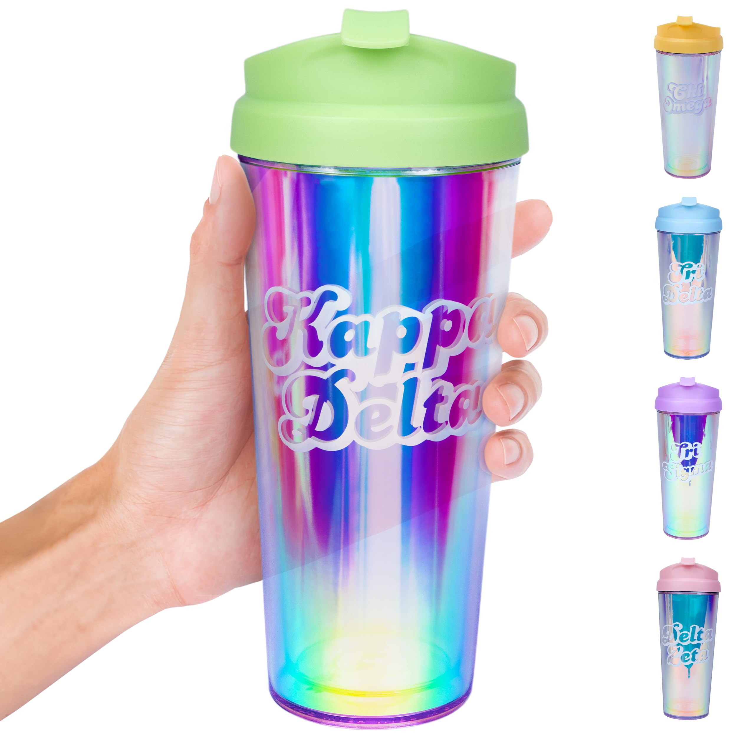 Gamma Phi Beta Retro Style Sorority Tumbler