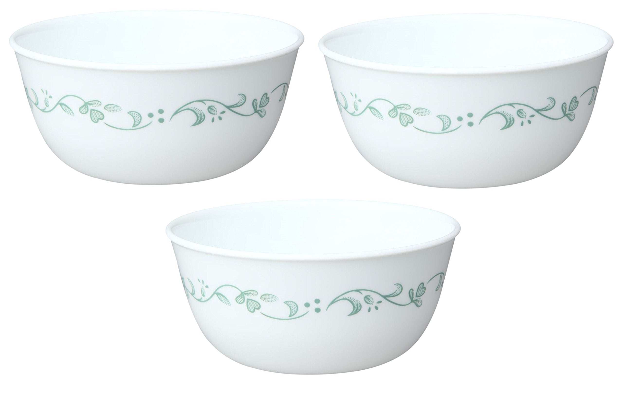 Corelle Livingware 28-Ounce Super Soup/Cereal Bowl, White, Set Of 3