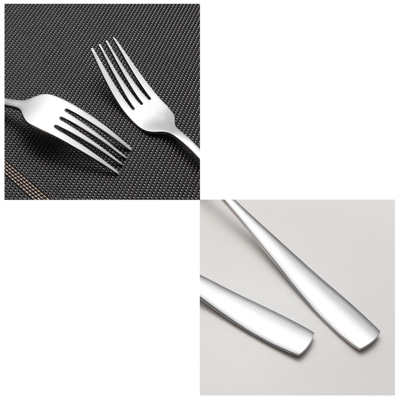 Annkkyus 12 Pieces Dinner Forks, Stainless Steel Table Forks