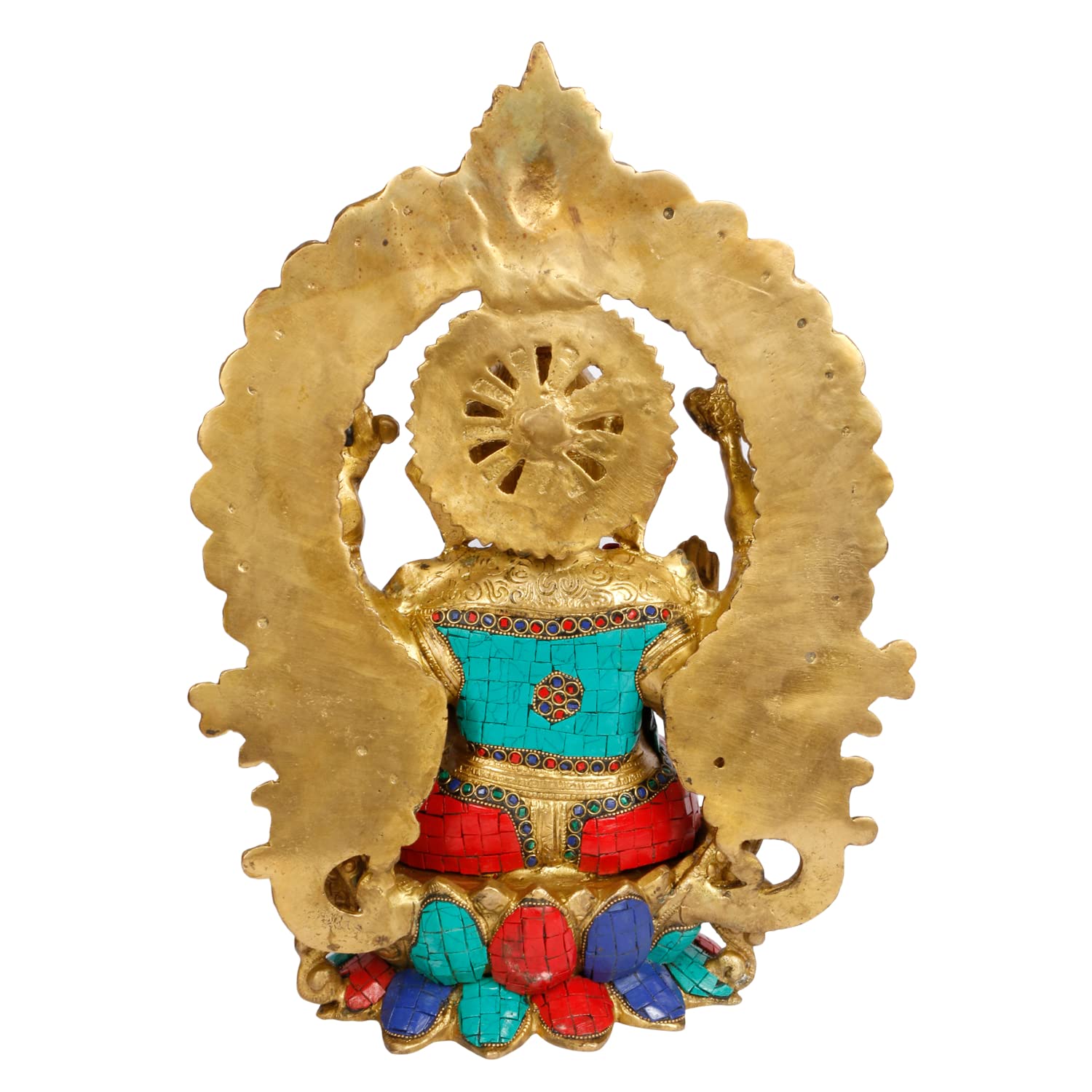 Artvarko Brass Ganesha Bhagwan Big Mangalkari Ganesh Statue For Home Entrance Decor Ganpati Idol Murti Marriage Gift15 Inches