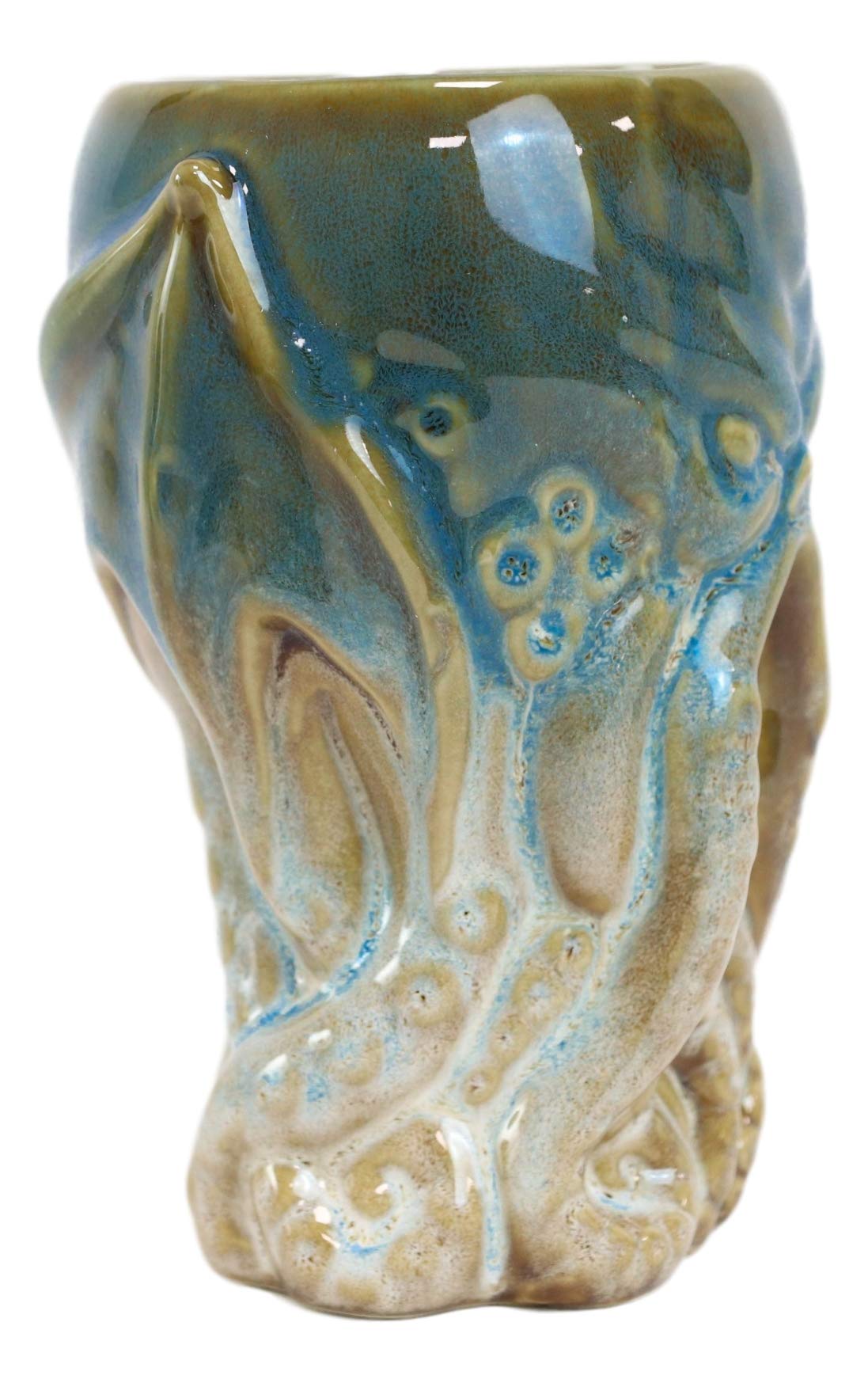 Ebros Nautical Cthulhu Cosmic Monster Giant Octopus Kraken Tall Mug 16Oz Pint Ceramic Drink Beverage Mythical Fantasy Legend Dri