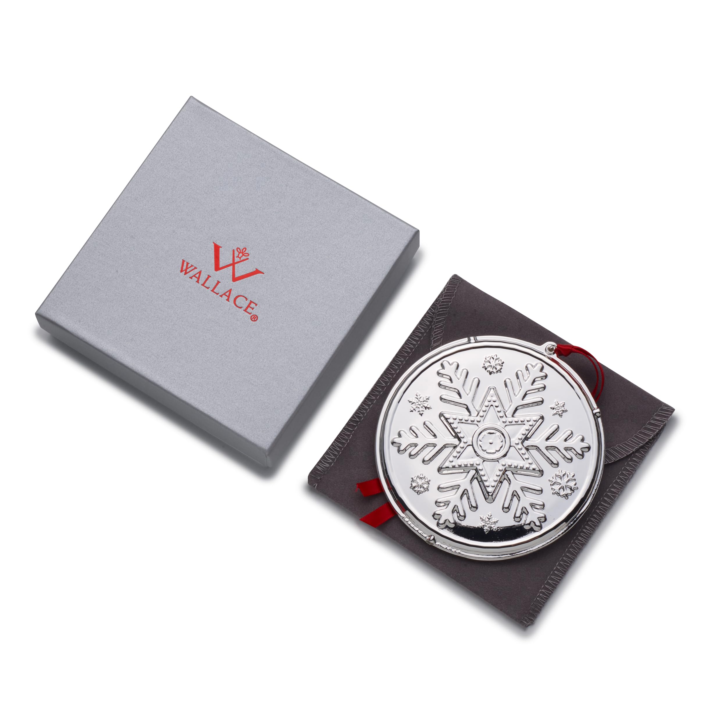 Wallace 2025 Silver Plated Snowflake Ornament 5th Edition