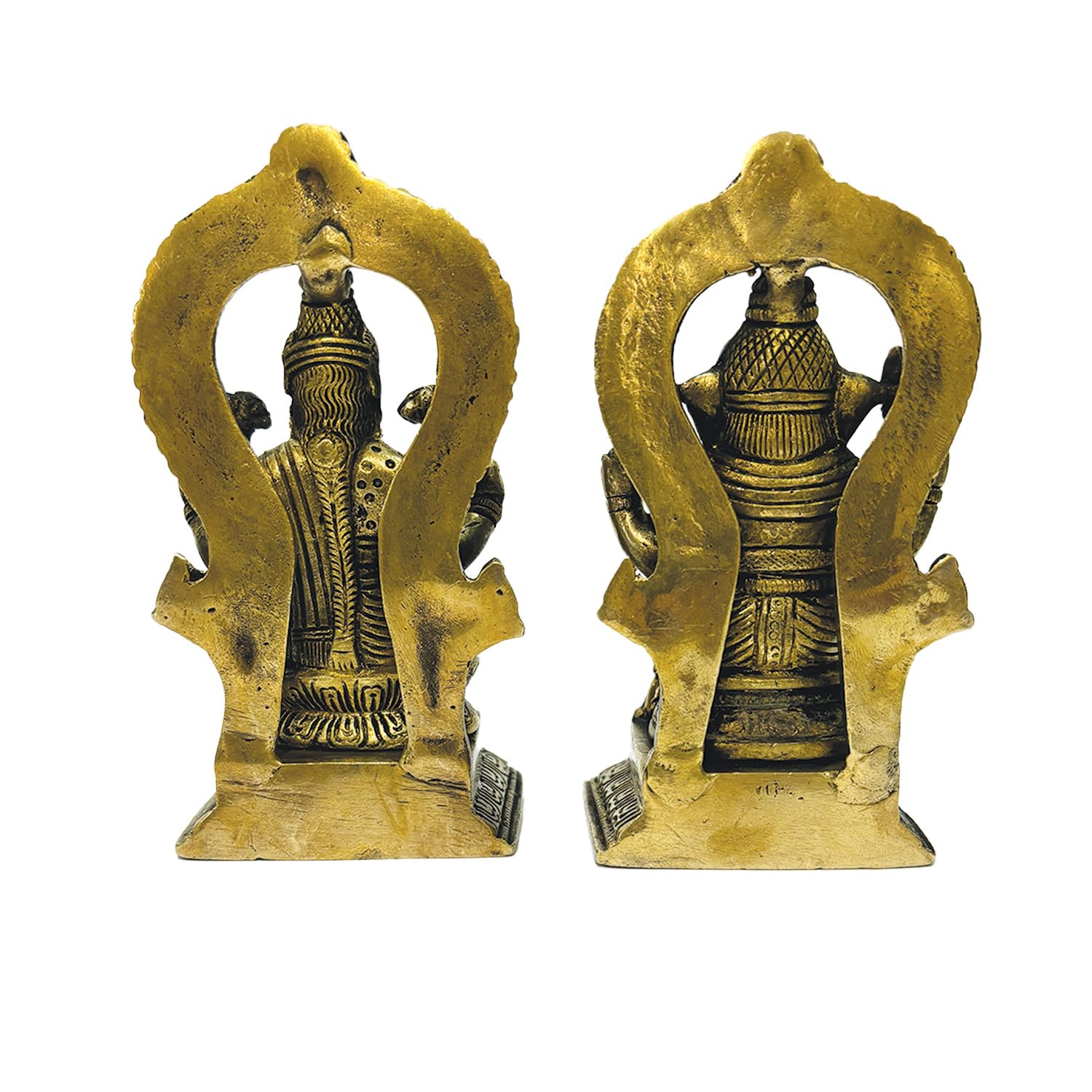 Tapas Homes Brass Ganesha Laxmi Idol Ganesh Lakshmi Bhagwan Murti Sitting Ganpati Statue For Home Office Diwali Puja Dcor Gift 5