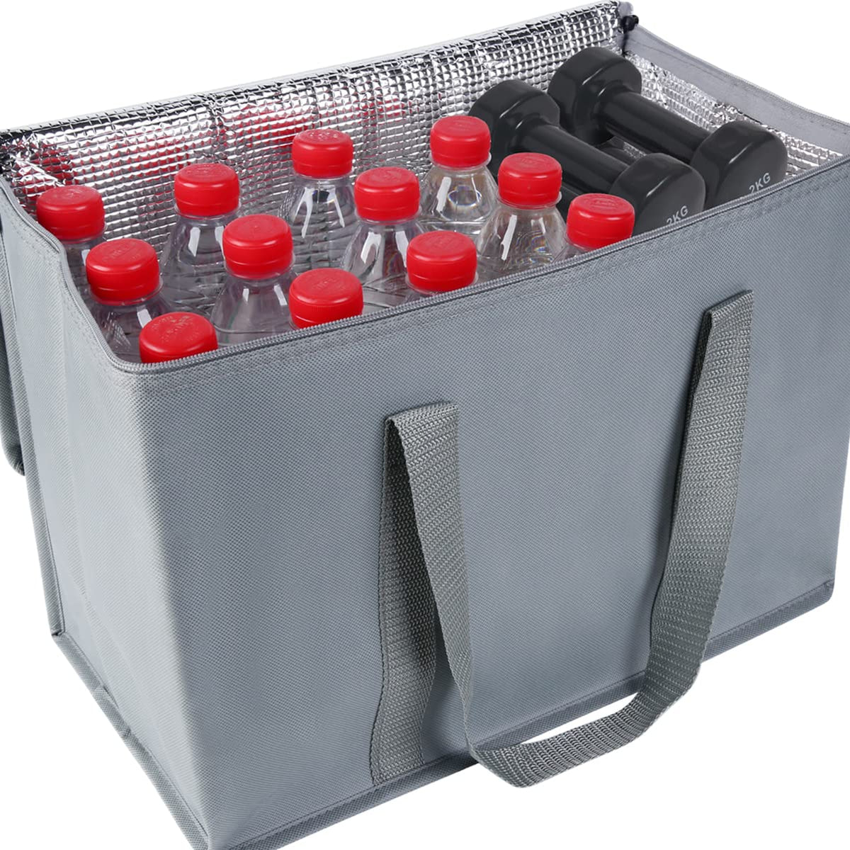 Insulated Car Trunk Organizer, Storage Collapsible Multi Compartment Car Organizer, Suv Trunk Organizer, Non Slip Bottom, Adjust