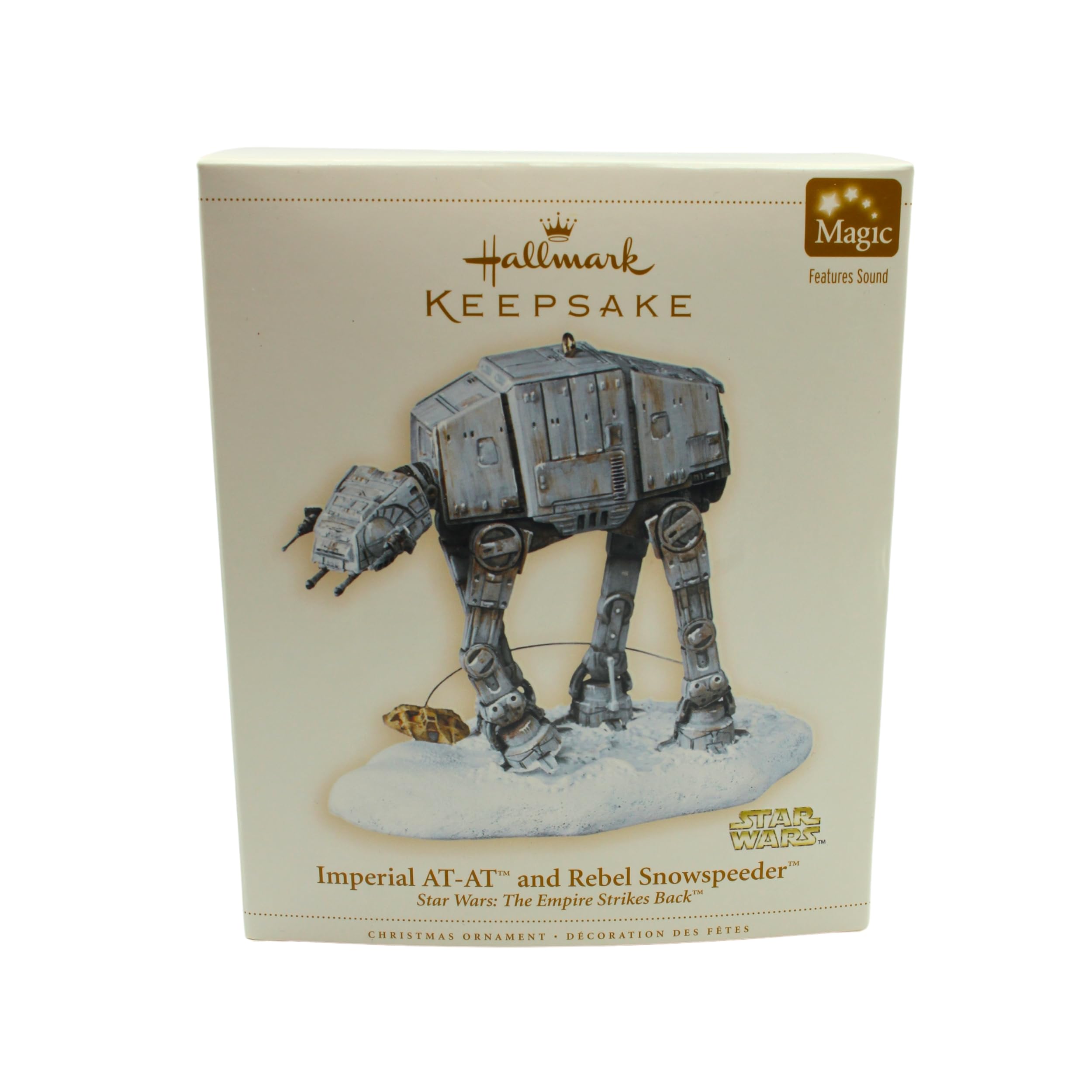 Star Wars Imperial AT-AT Walker and Rebel Snowspeeder Hallmark Keepsake Holiday Ornament
