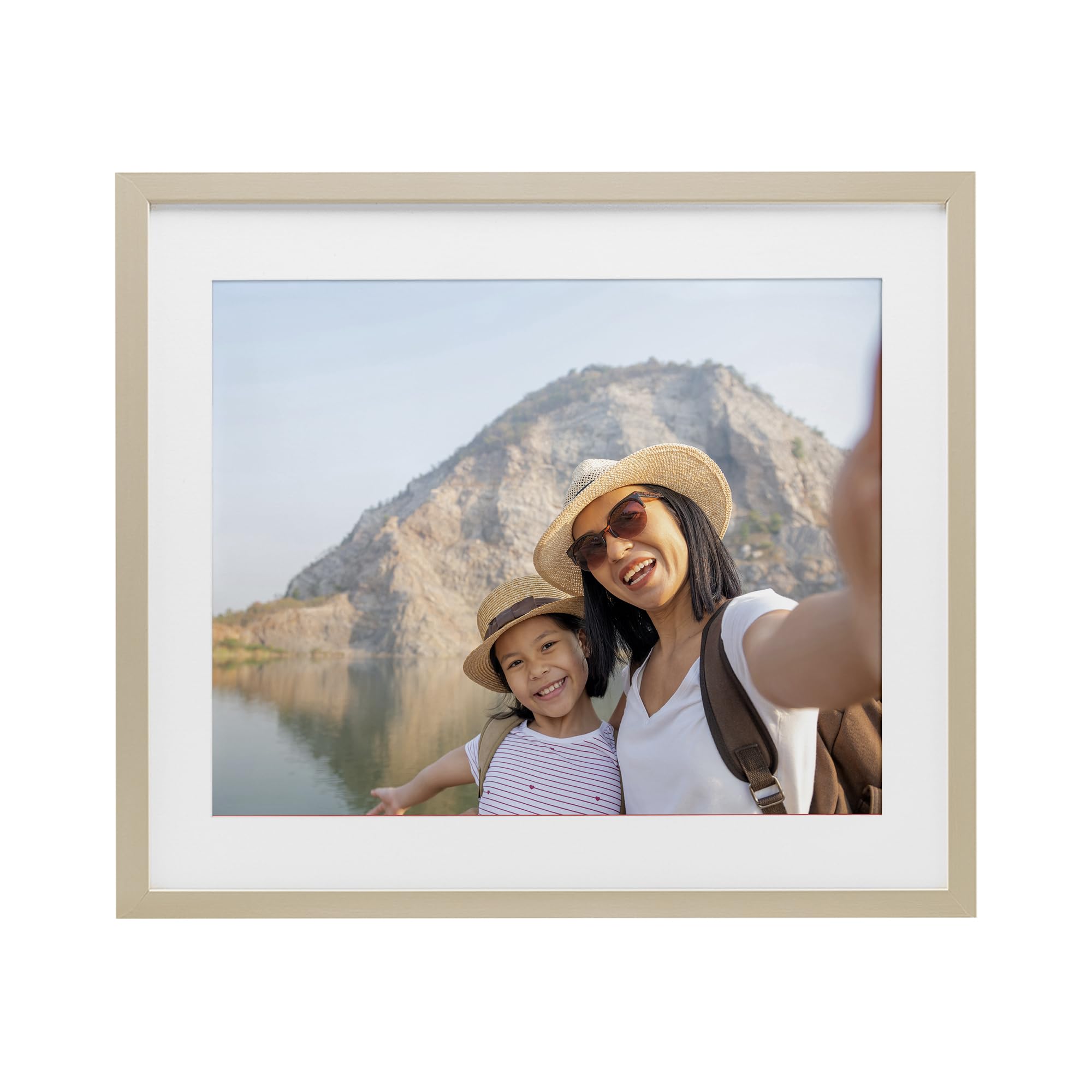 Stupell Industries - Turn Your Photo into Custom Hanging Wall Art - Personalized Wall Decor - Made in USA - Rectangular Birch Fr